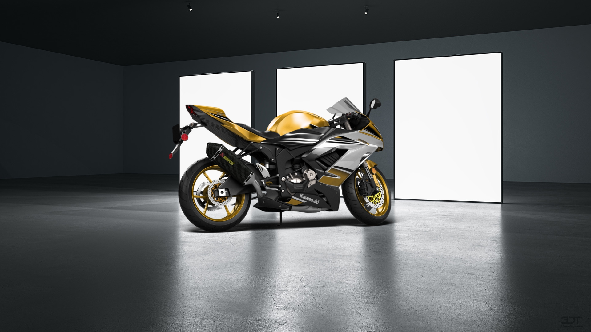 Kawasaki Ninja ZX 6R Sport Bike 2015 tuning