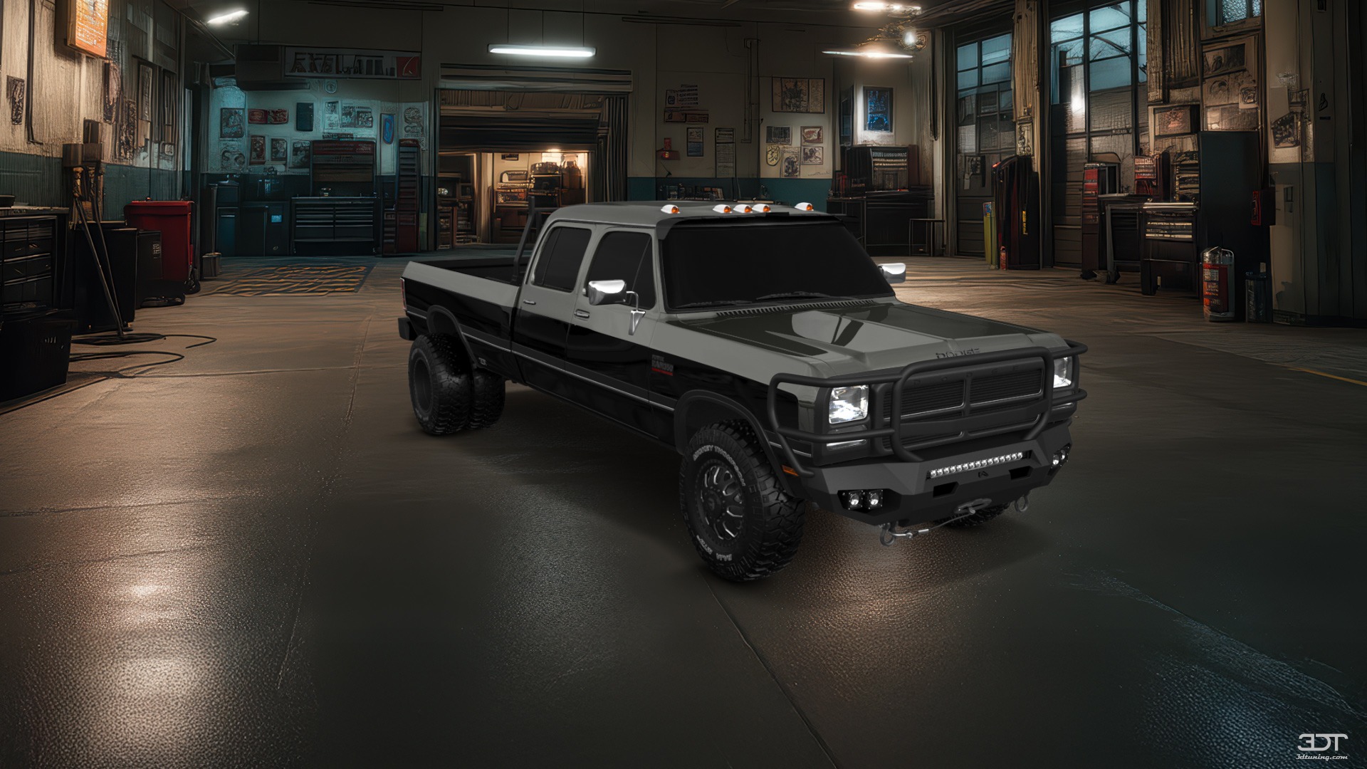 Dodge Ram 350 4 Door pickup truck 1991 tuning