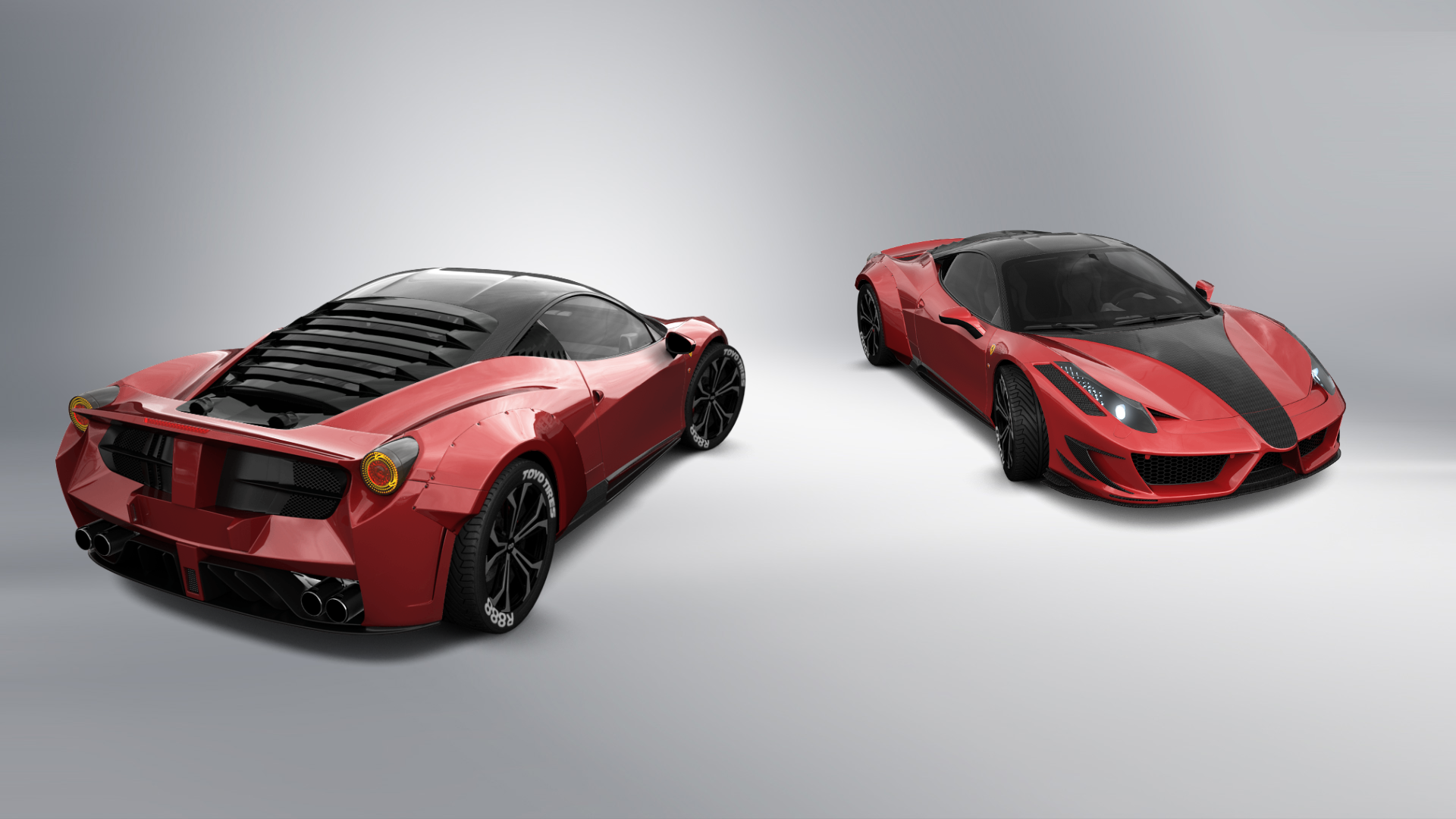 Ferrari 458 Italia 2 door spider 2010 tuning