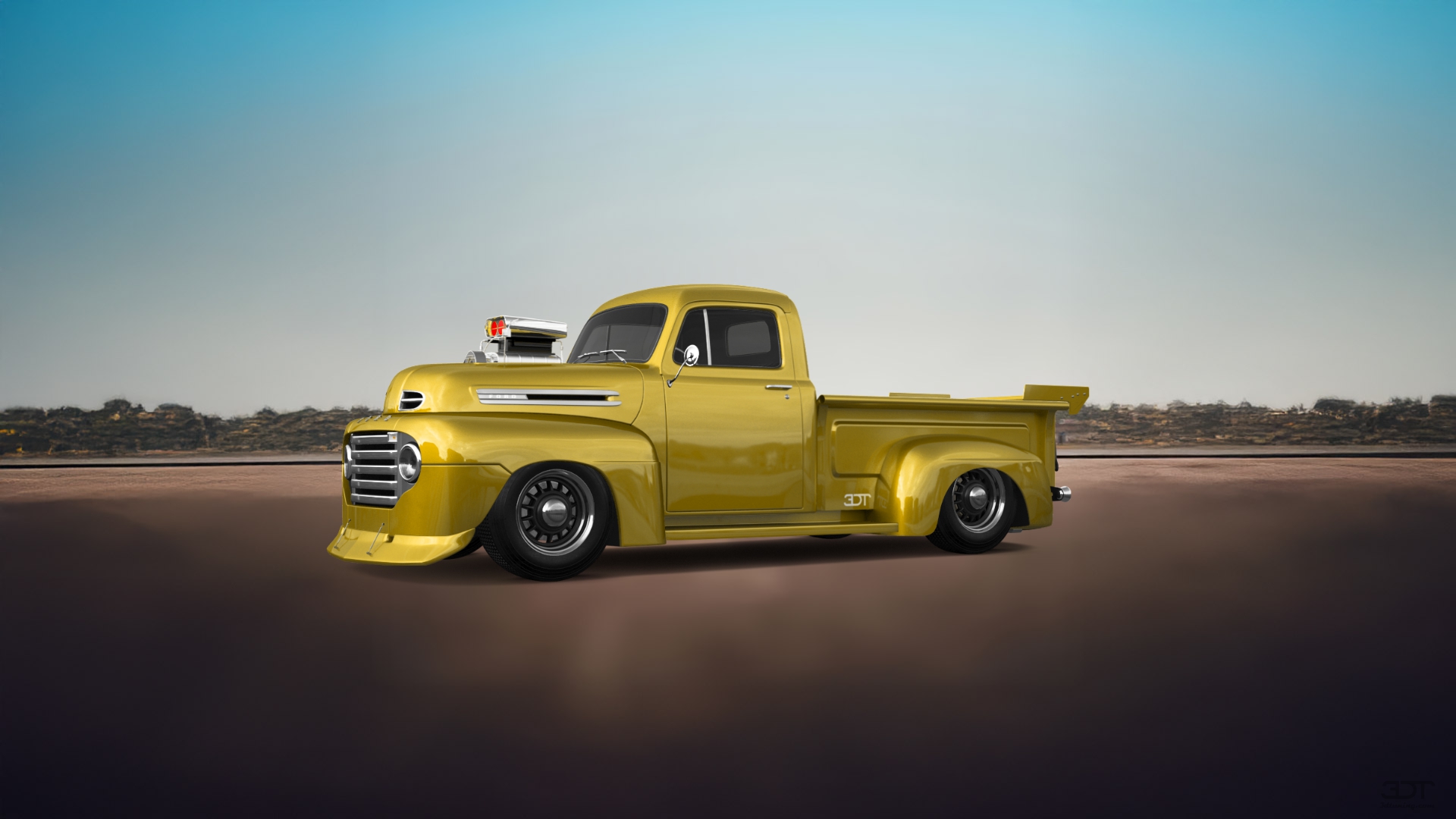 Ford F1 2 Door pickup truck 1949 tuning