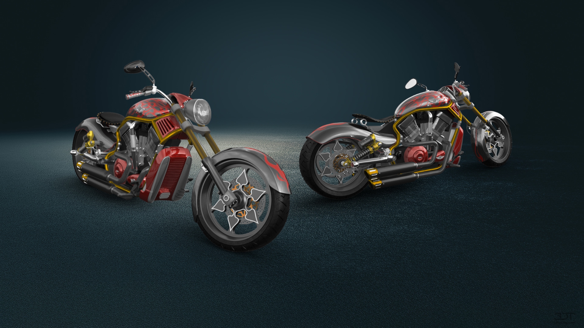 Harley-Davidson Custom Chopper Cruiser 2011