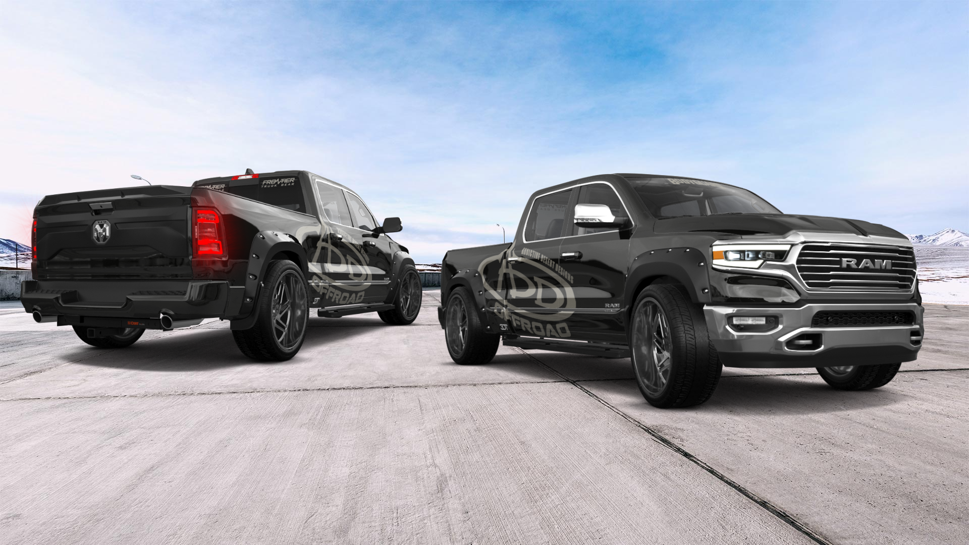 Dodge Ram 1500 Crew Cab 6.4' box 4 Door Truck 2020 tuning