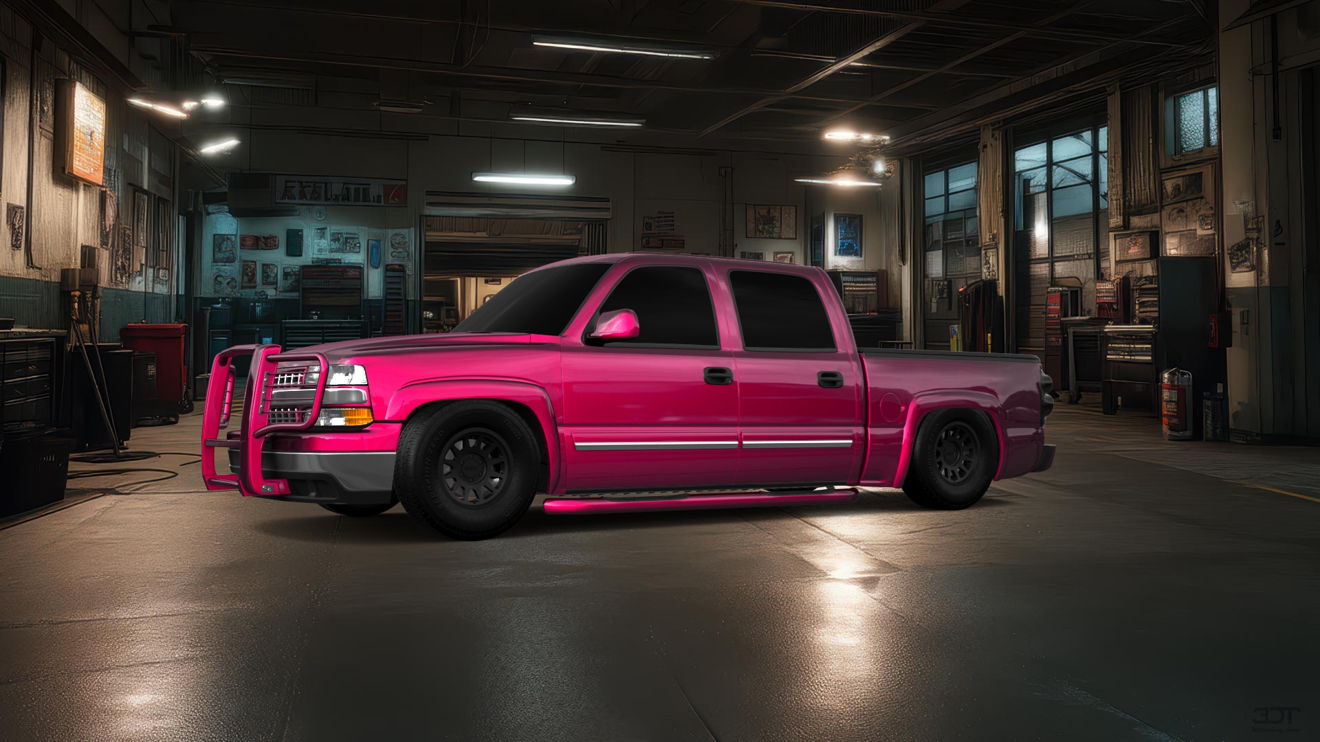 Chevrolet Silverado 1500 Crew Cab 5.8 ft box 4 Door Truck 1999 tuning