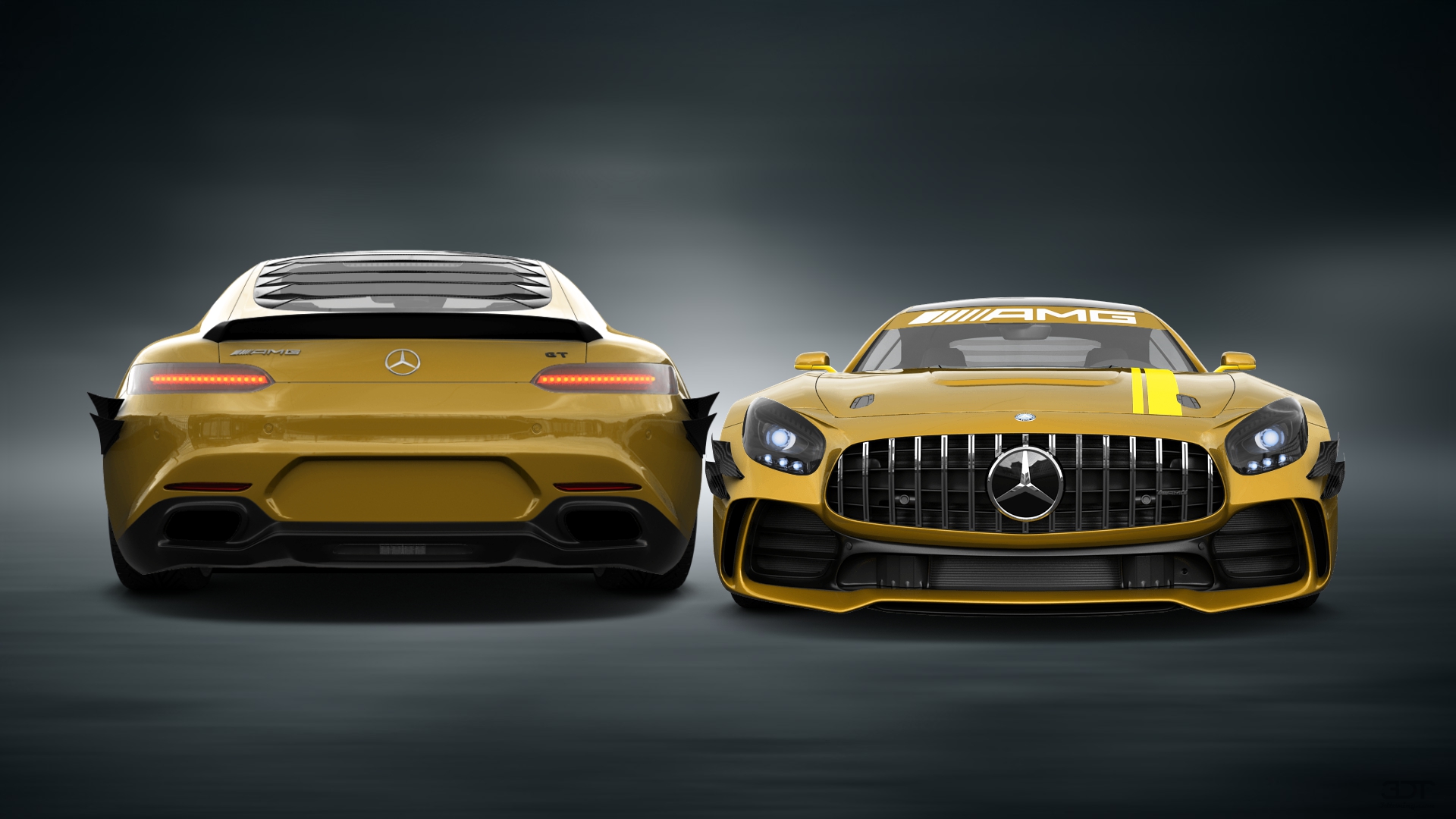 Mercedes AMG GT 2 door fastback coupe 2016 tuning