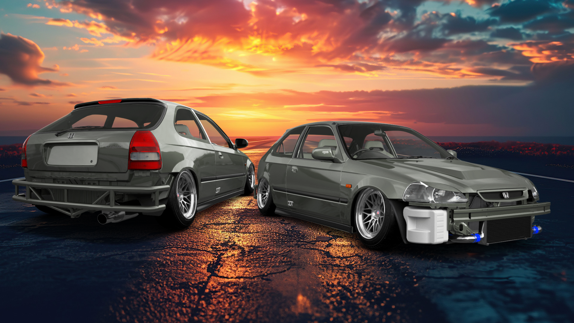 Honda Civic 3 Door Hatchback 1997 tuning