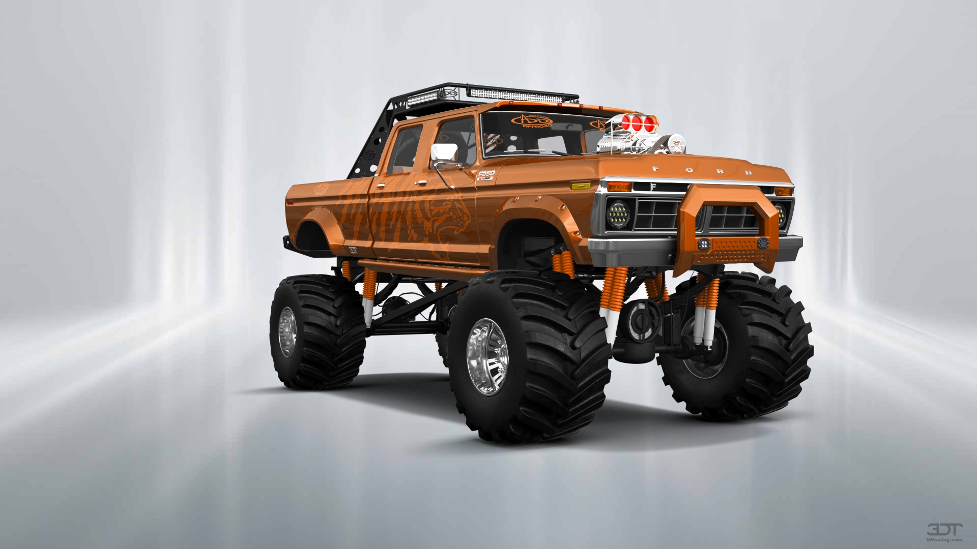 Ford F-350 Dually 4 Door pickup truck 1973