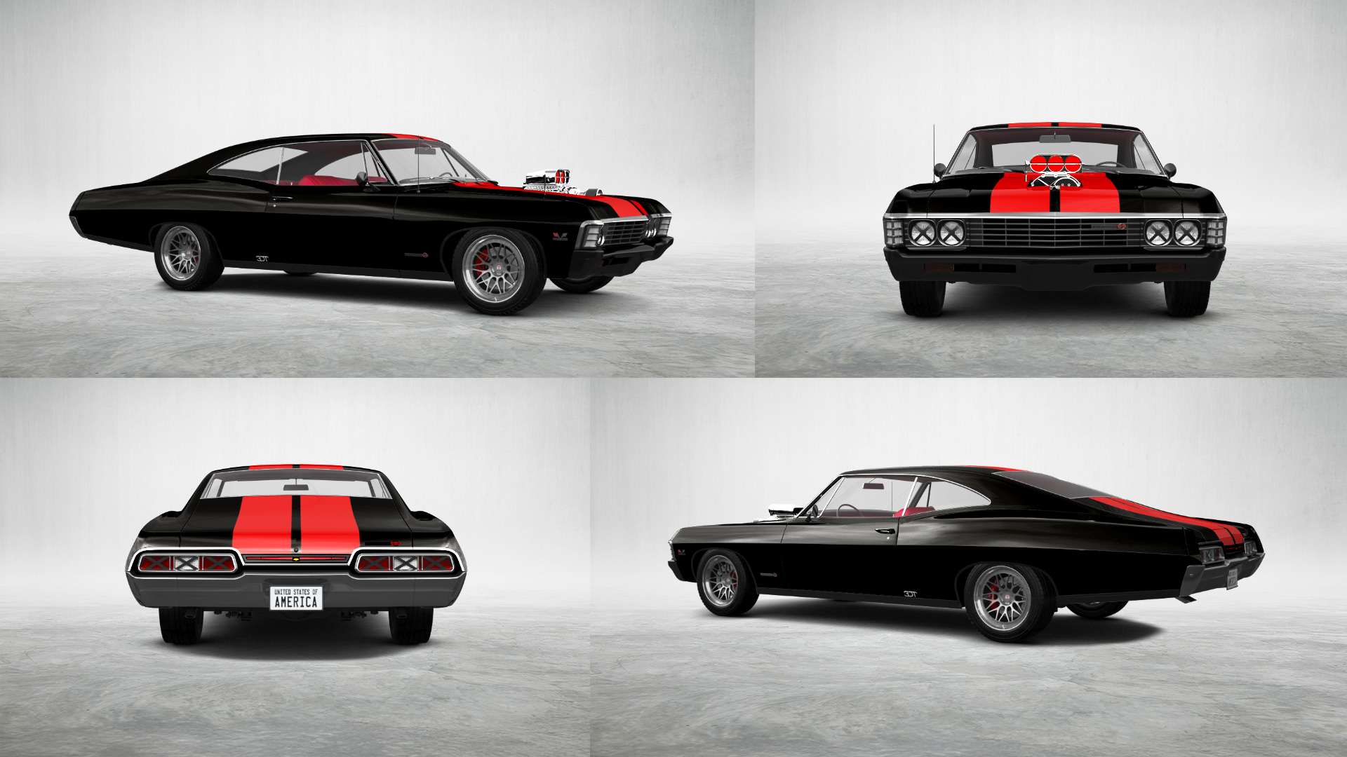 Tuning Chevrolet Impala SS 2 Door Coupe 1965