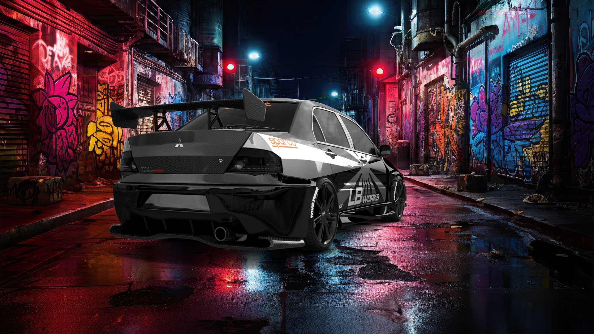 Mitsubishi Lancer Evo IX 4 Door Saloon 2005 tuning