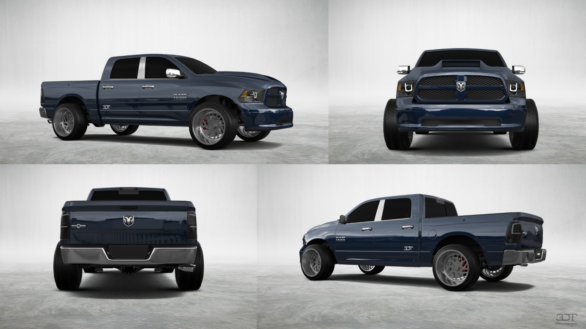 Dodge Ram 1500 5.7' box 4 Door pickup truck 2010