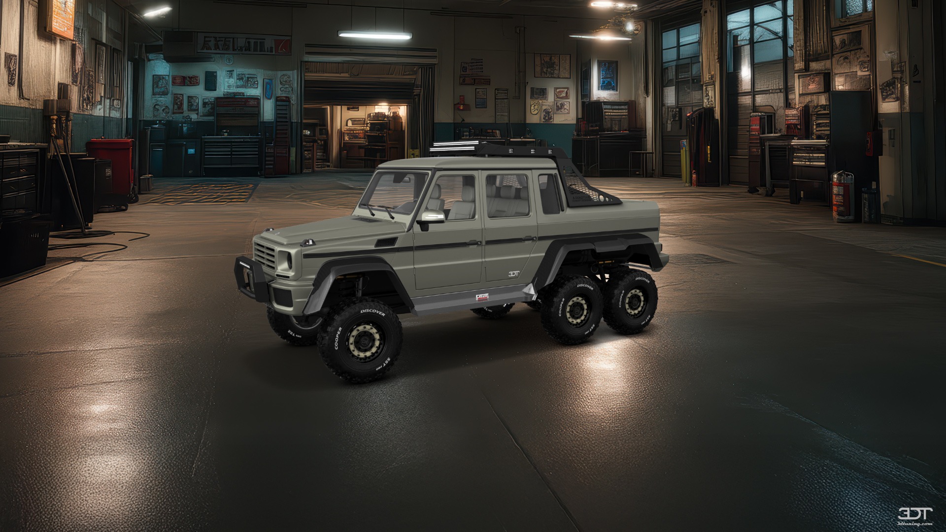 Mercedes G 63 AMG 6x6 4 Door pickup truck 2013 tuning