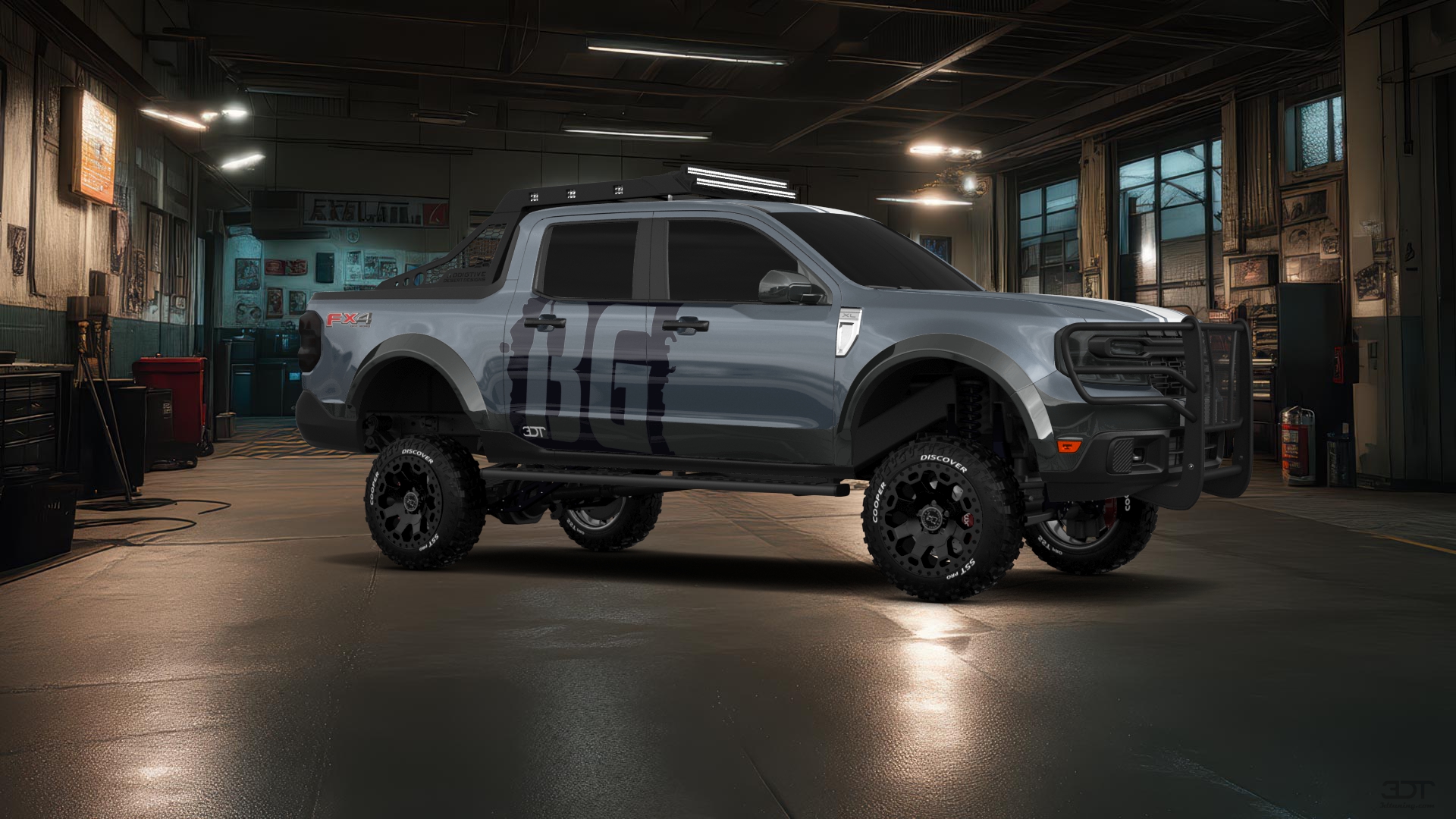 Ford Maverick 4 Door pickup truck 2022 tuning