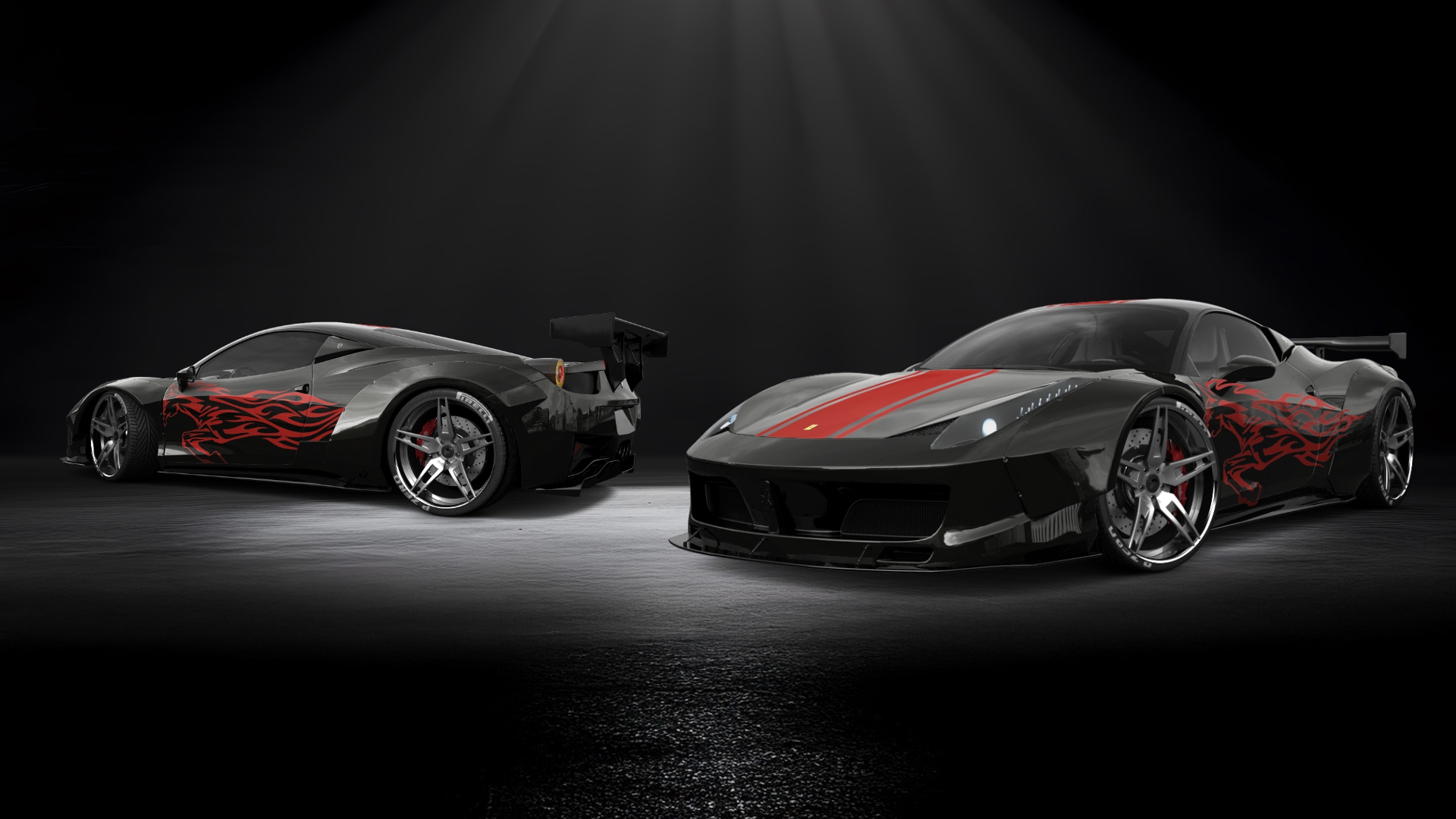 Ferrari 458 Italia 2 door spider 2010 tuning