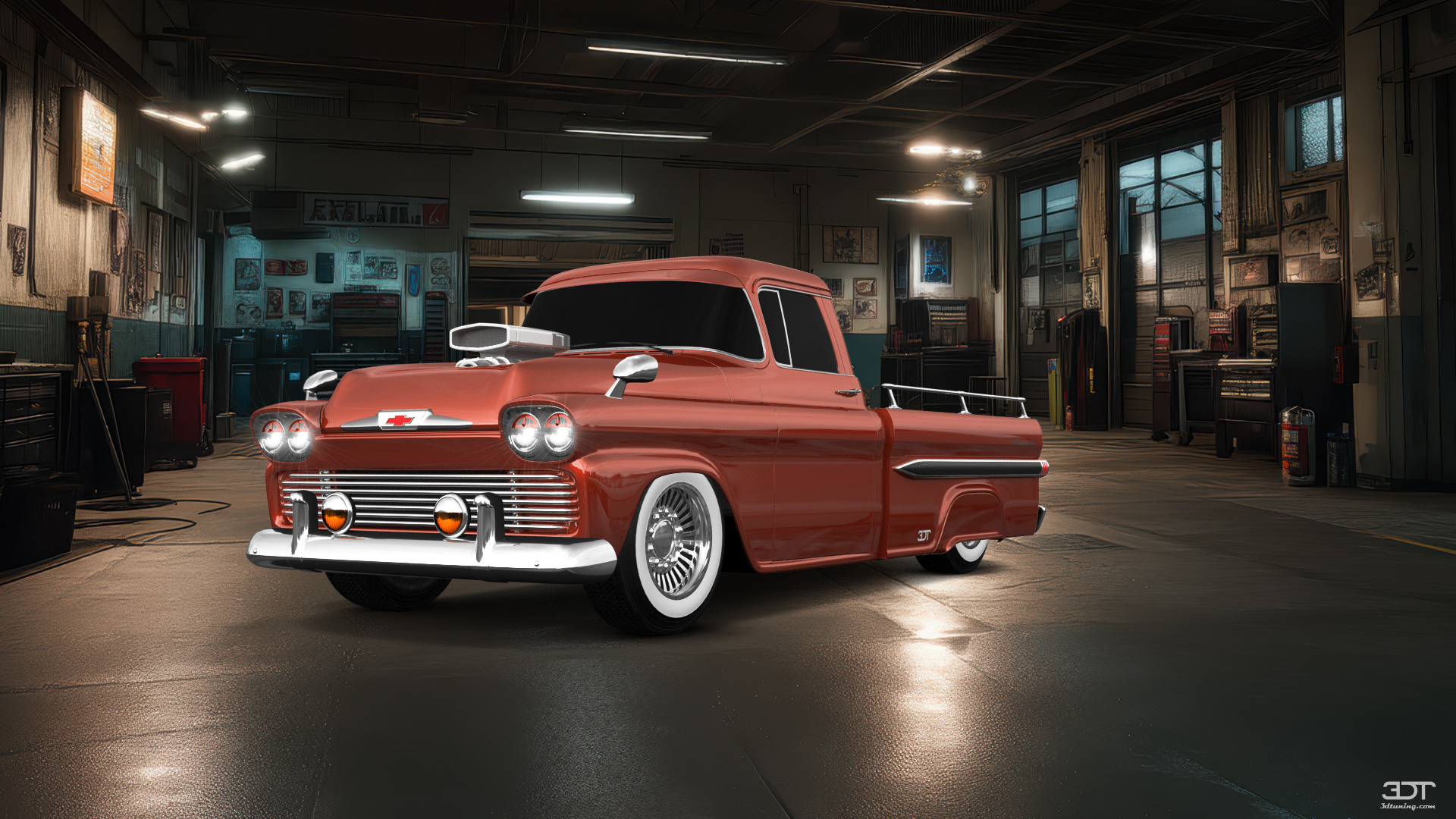 Chevrolet Apache 2 Door pickup truck 1958 tuning