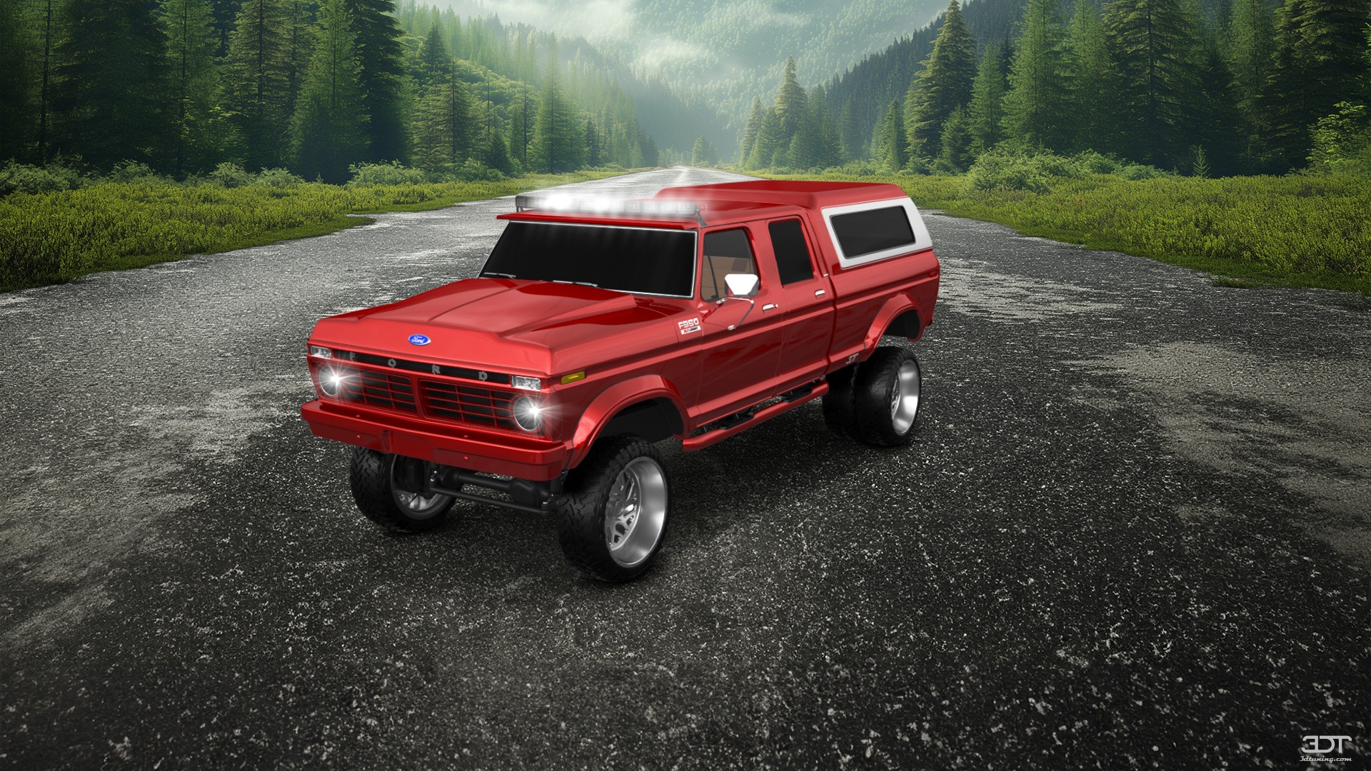 Ford F-350 Dually 4 Door pickup truck 1973