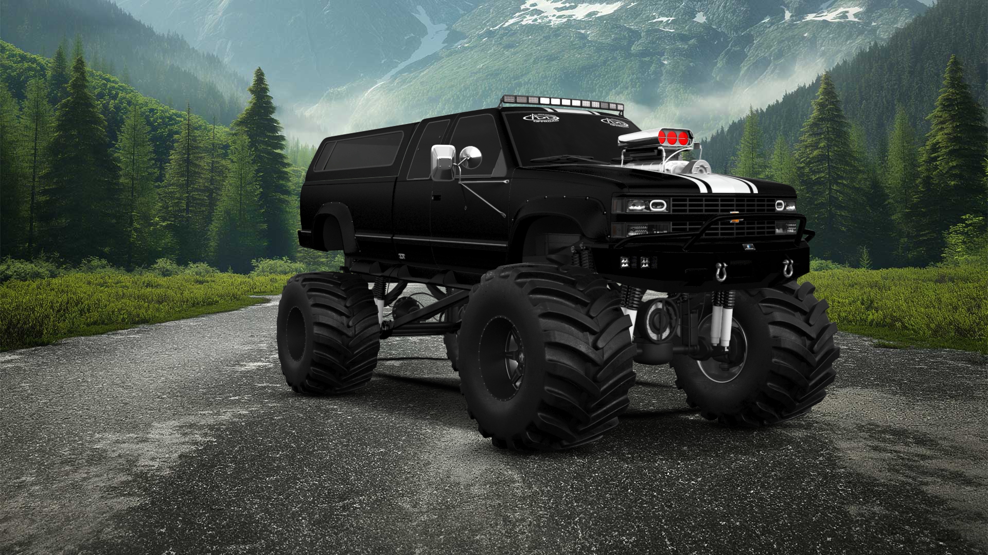 Chevrolet K3500 Extended Cab Pickup Truck 1988 tuning