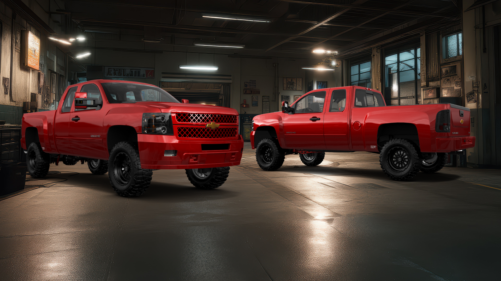 Chevrolet Silverado 2500 HD Extended Cab Pickup Truck 2007 tuning