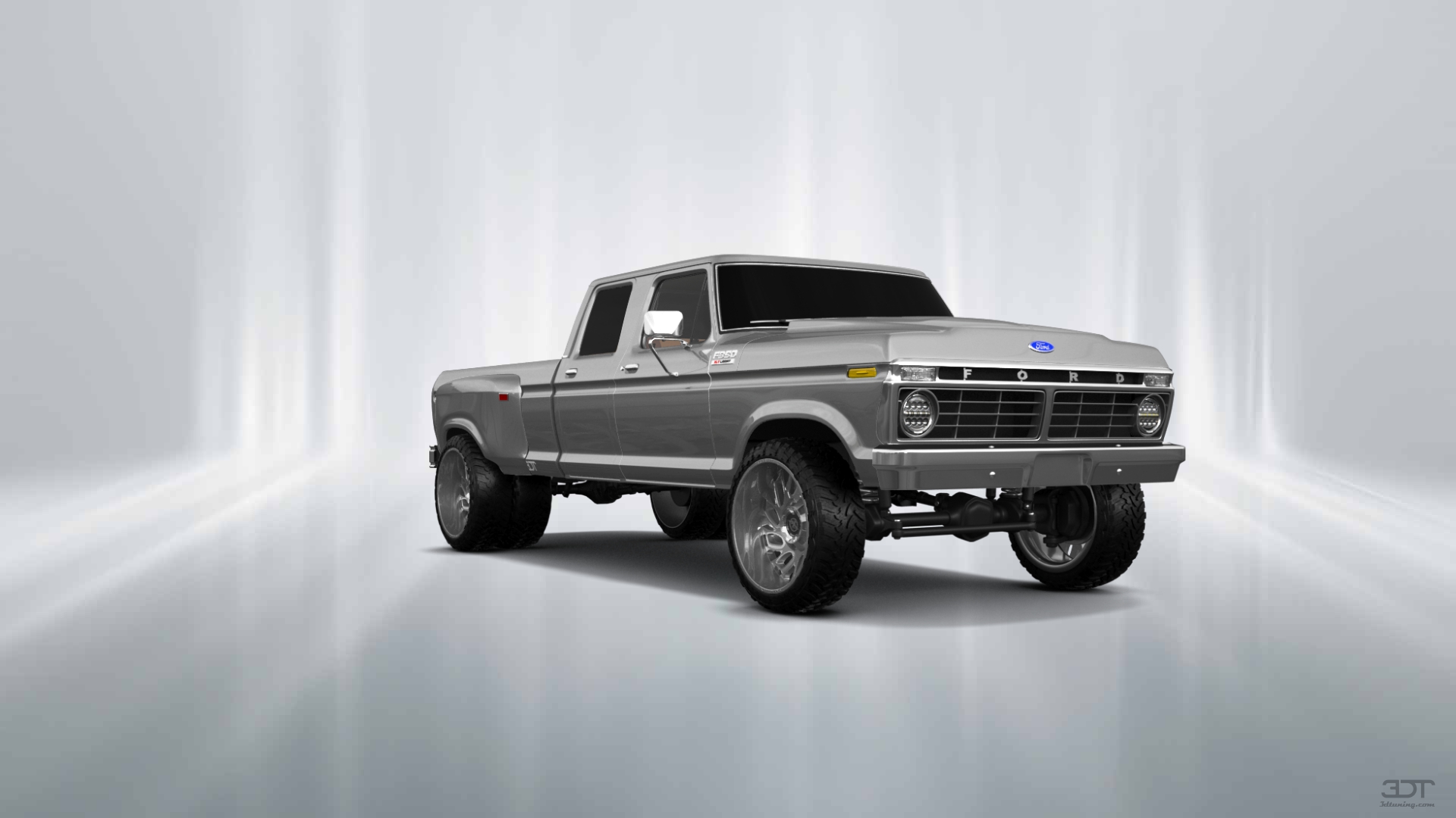 Ford F-350 Dually 4 Door pickup truck 1973 tuning