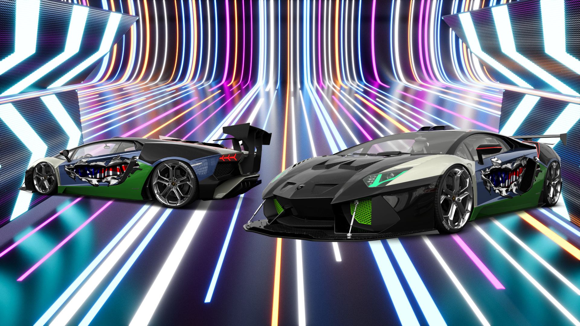 Lamborghini Aventador 2 Door Coupe 2012 tuning