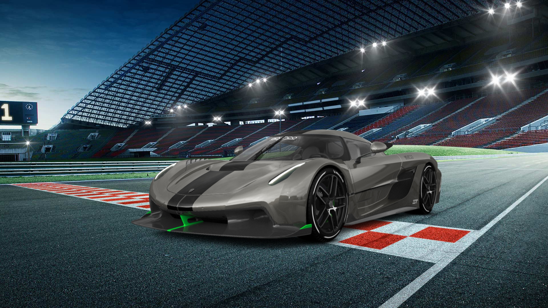 Koenigsegg Jesko 2 door targa top 2020 tuning