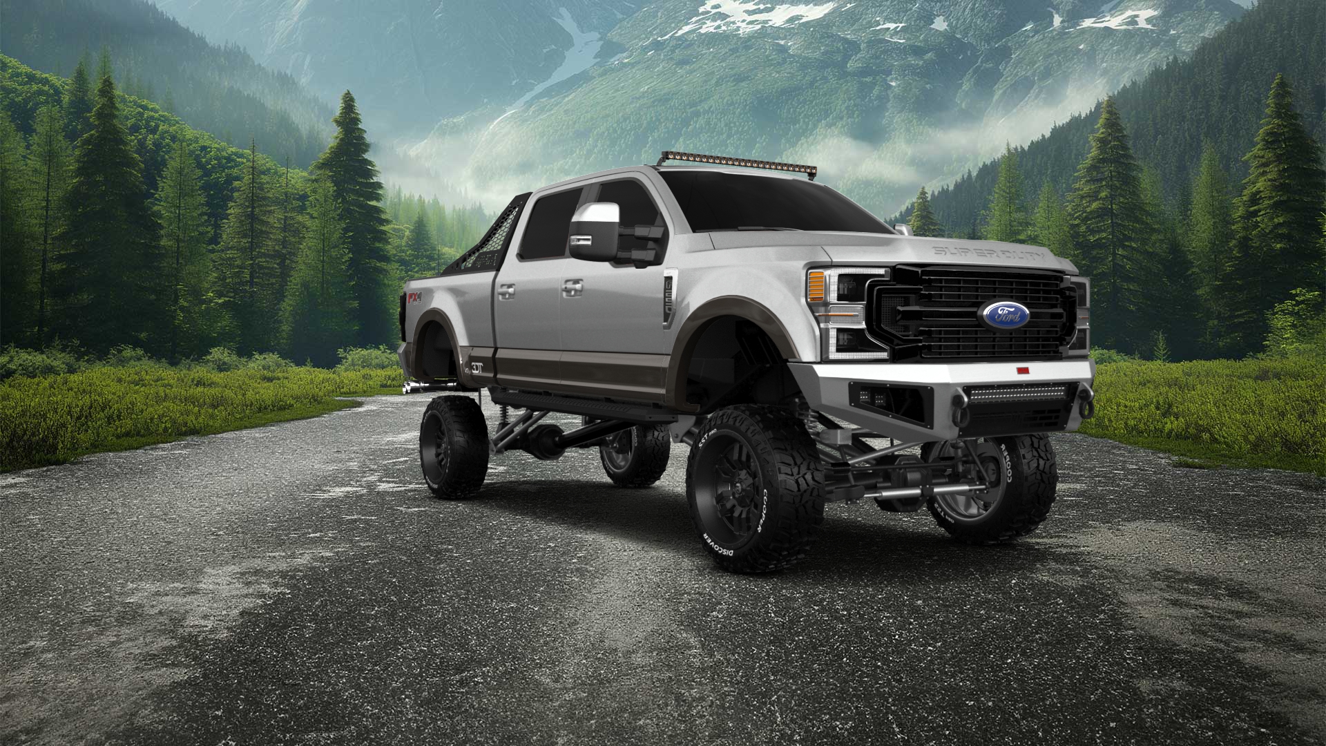 Ford F-250 4 Door pickup truck 2021 tuning