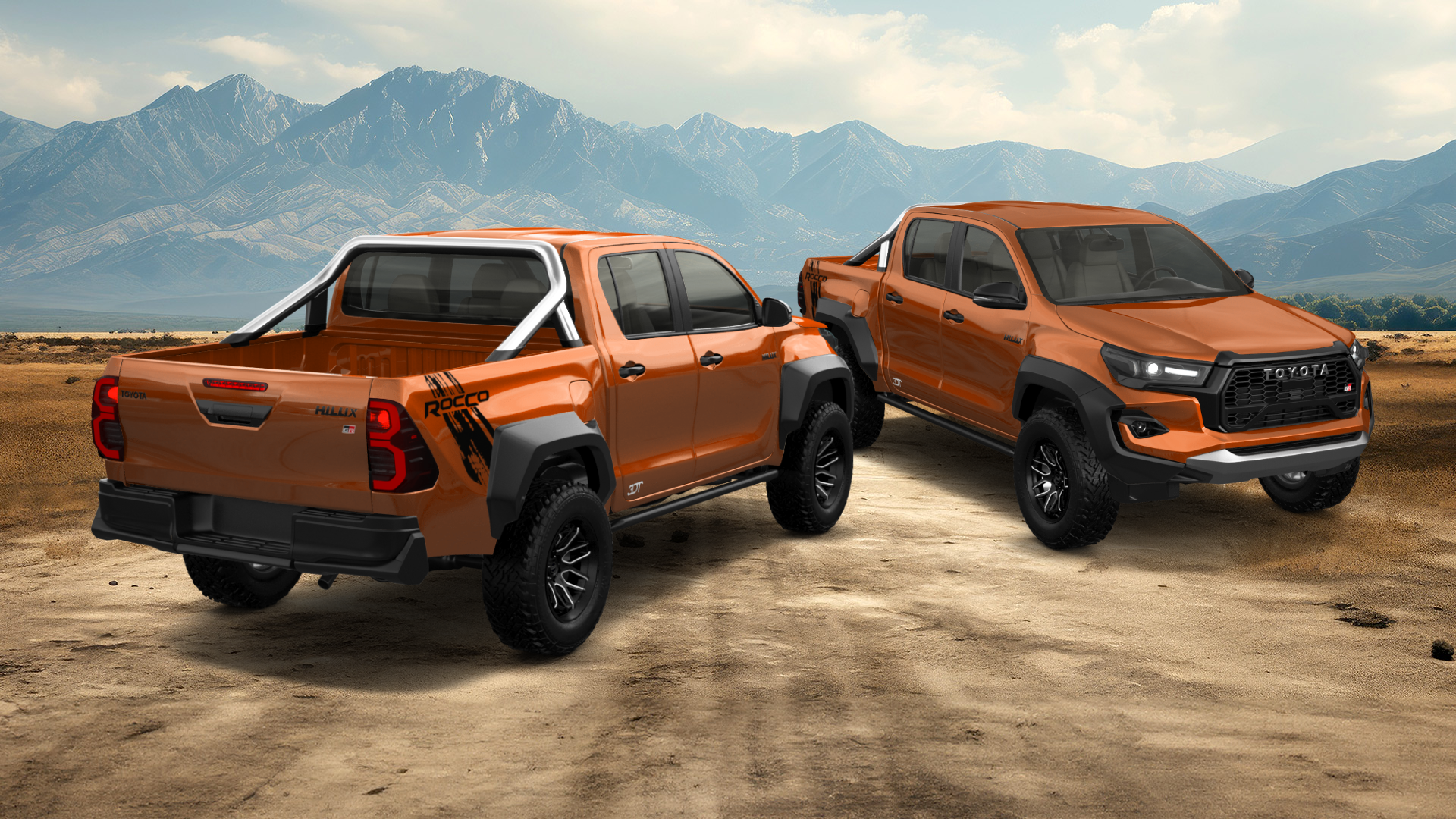 Tuning Toyota Hilux Double Cab 4 Door pickup truck 2015