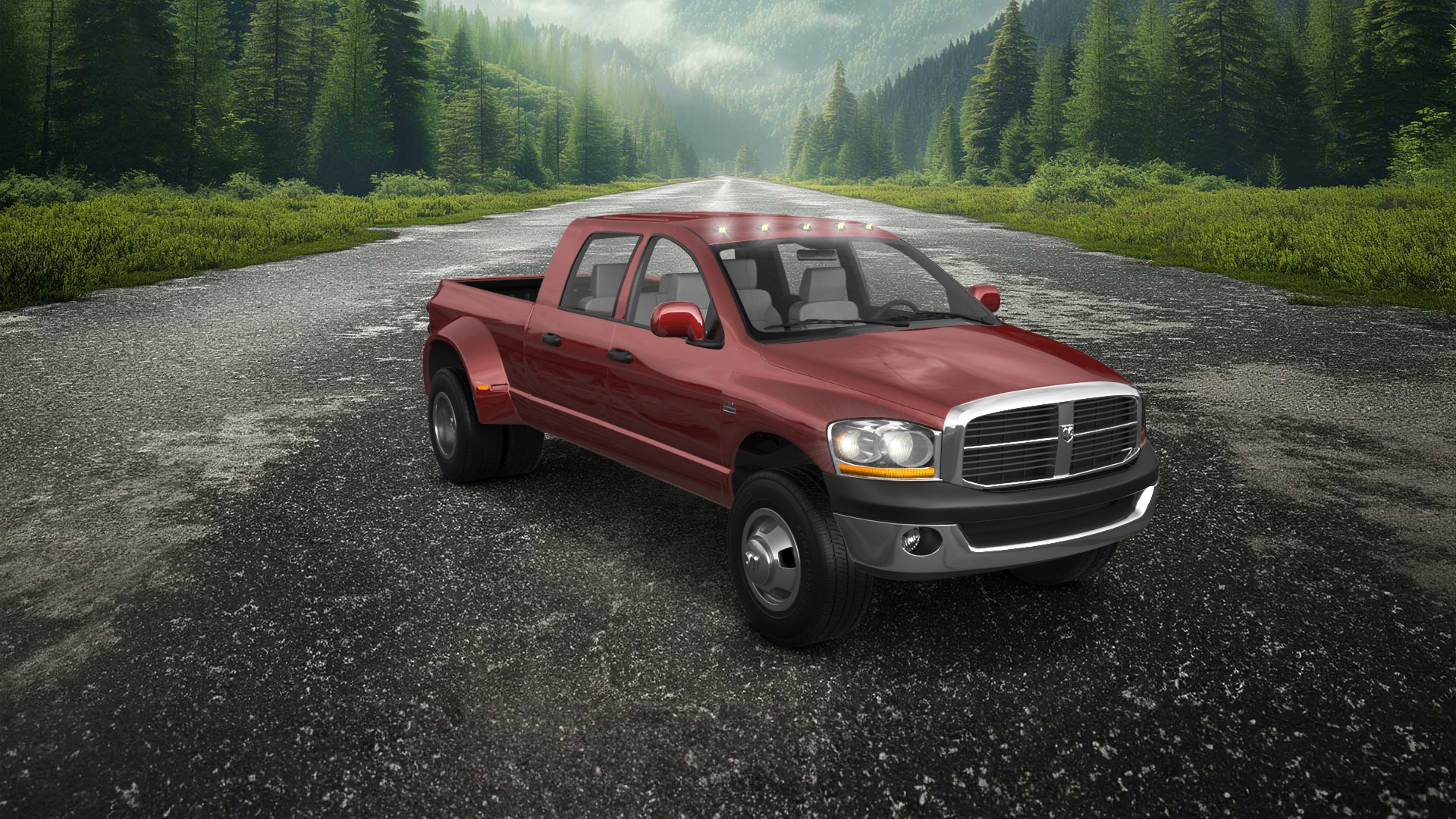 Dodge Ram 3500 Dually 4 Door pickup truck 2007