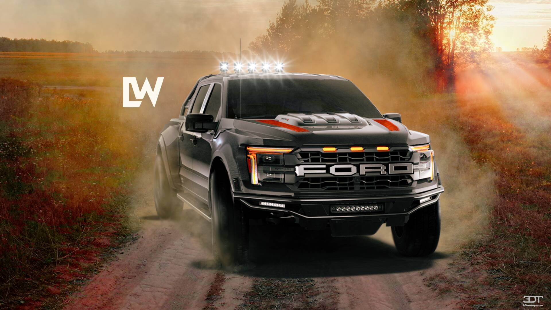 Ford F-150 Raptor 4 Door pickup truck 2024 tuning