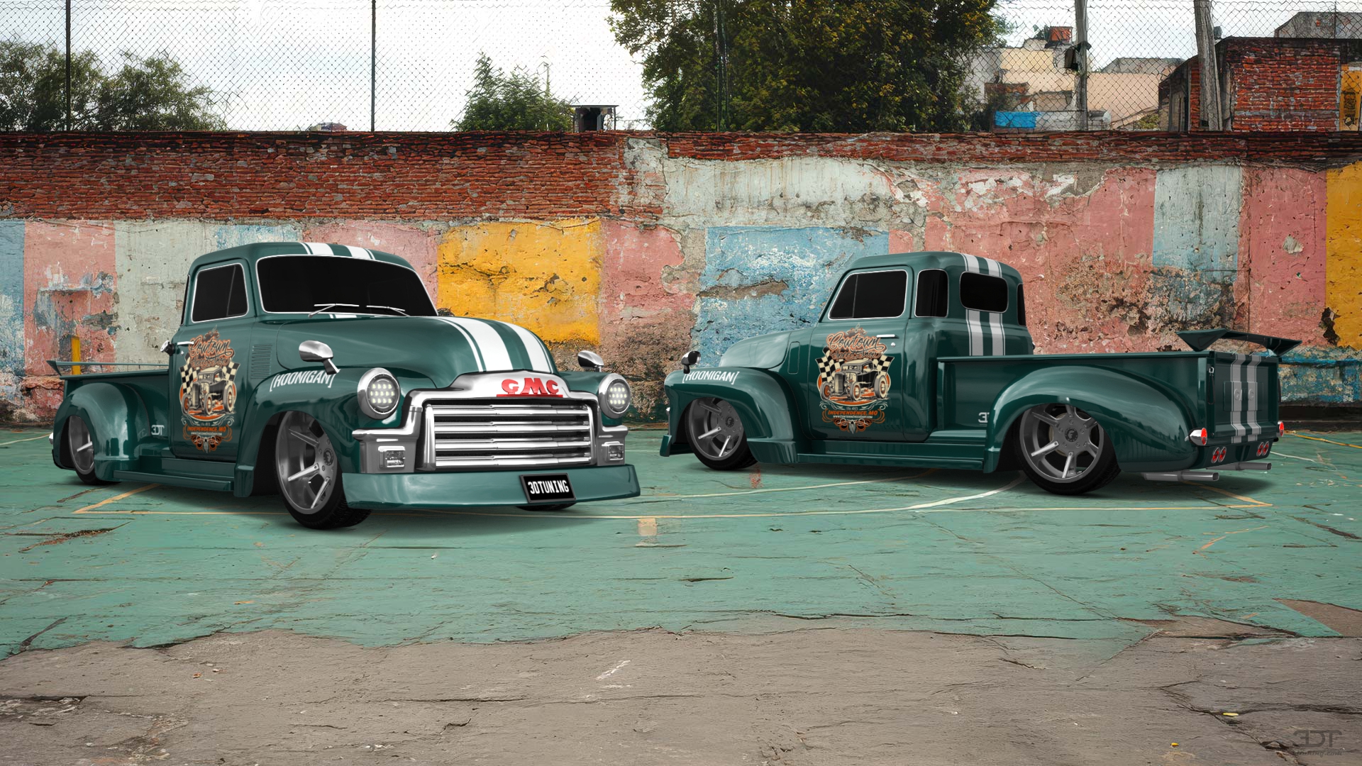 GMC 100 Stepside 2 Door pickup truck 1954 tuning