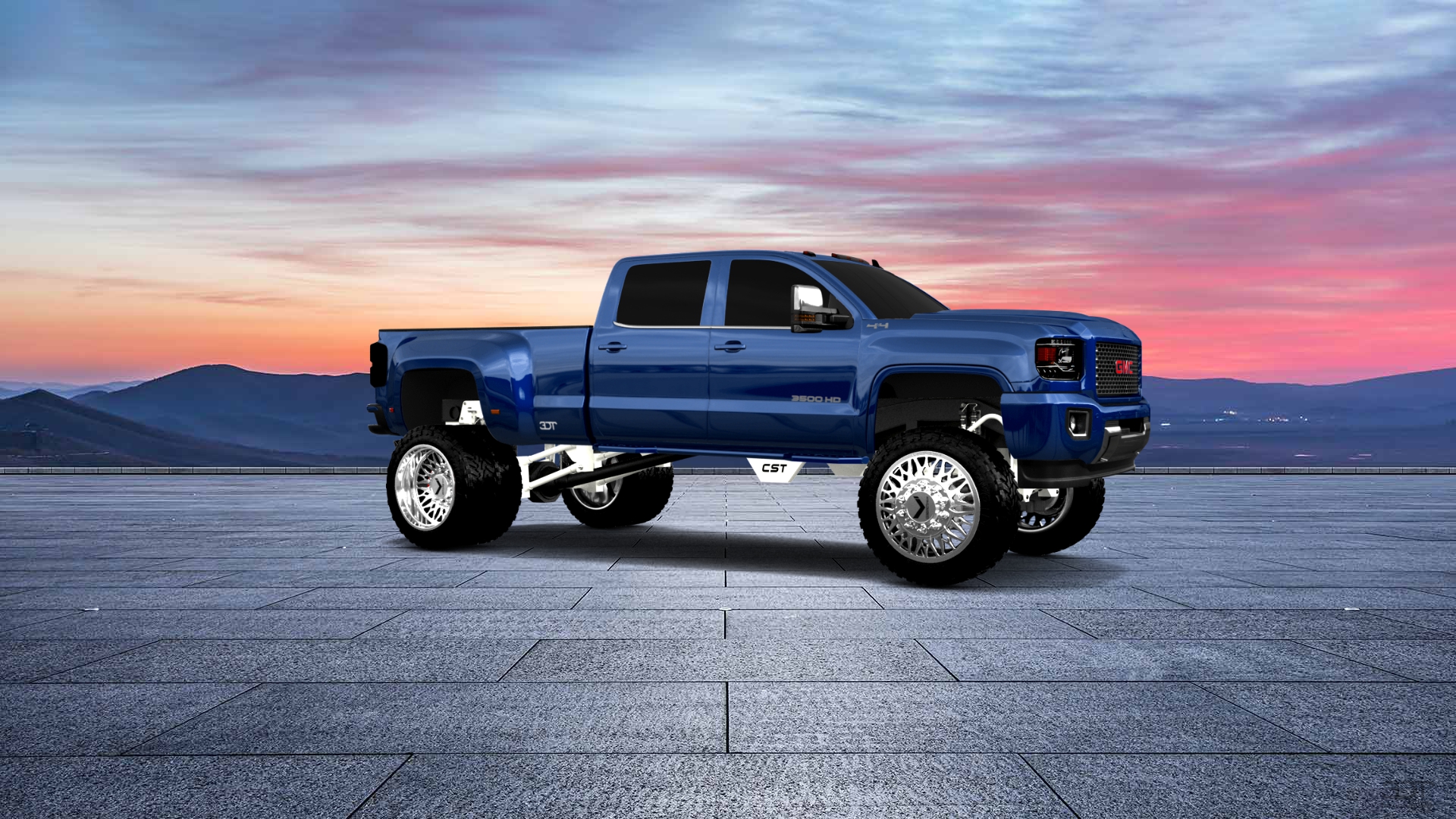 GMC Sierra 3500 HD Crew Cab 4 Door pickup truck 2015 tuning