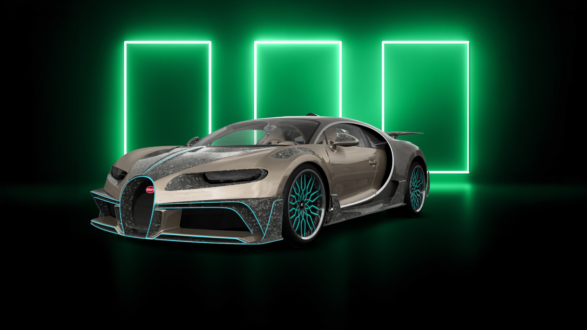 Bugatti Chiron 2 Door Coupe 2016 tuning