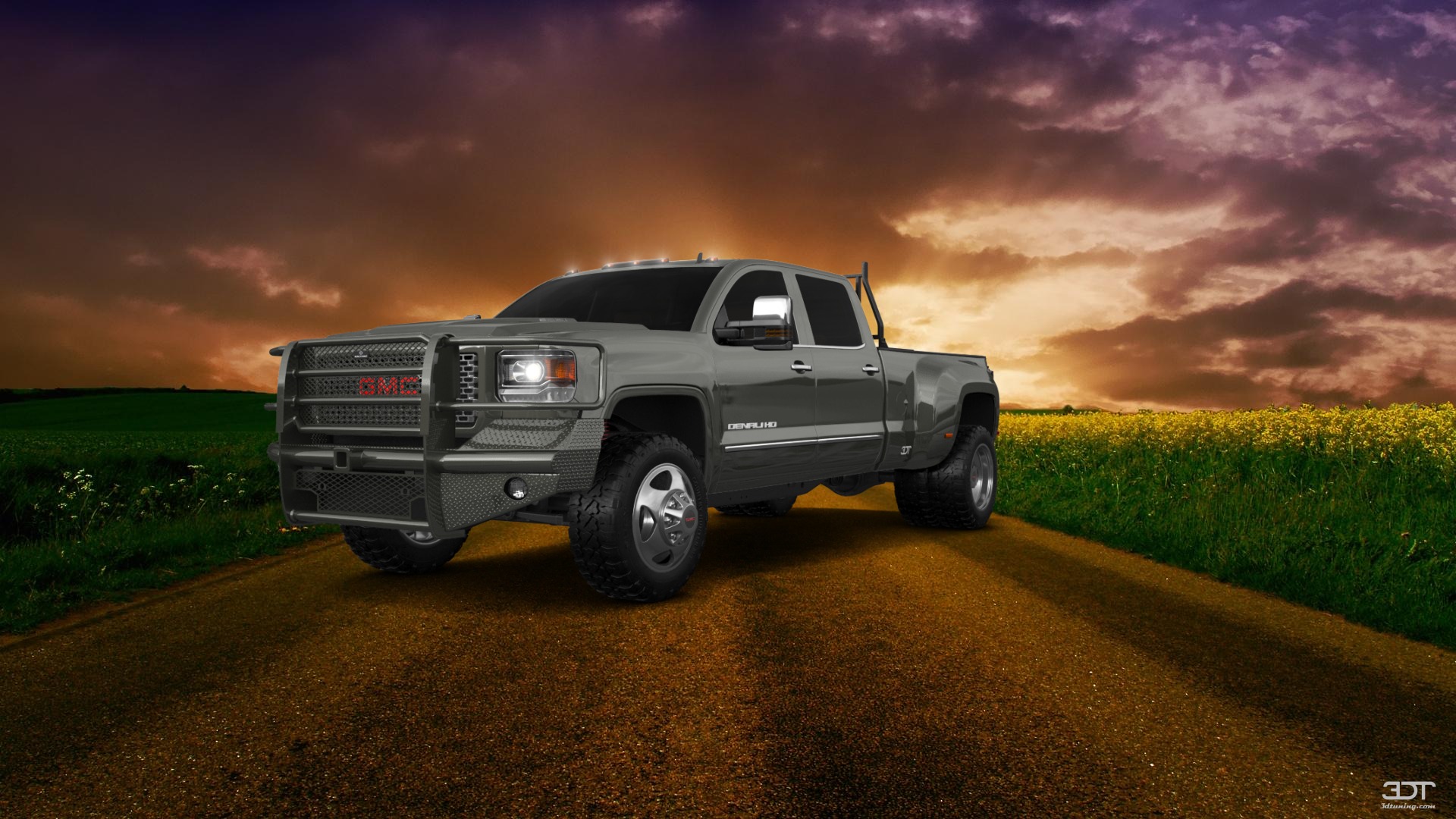 GMC Sierra 3500 HD Crew Cab 4 Door pickup truck 2015 tuning