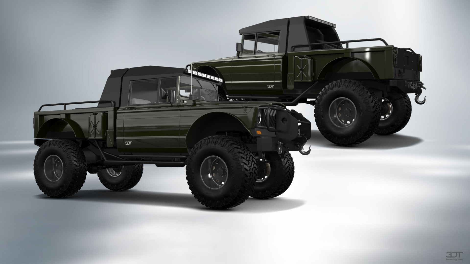 Jeep Kaiser M715 2 Door pickup truck 1968 tuning