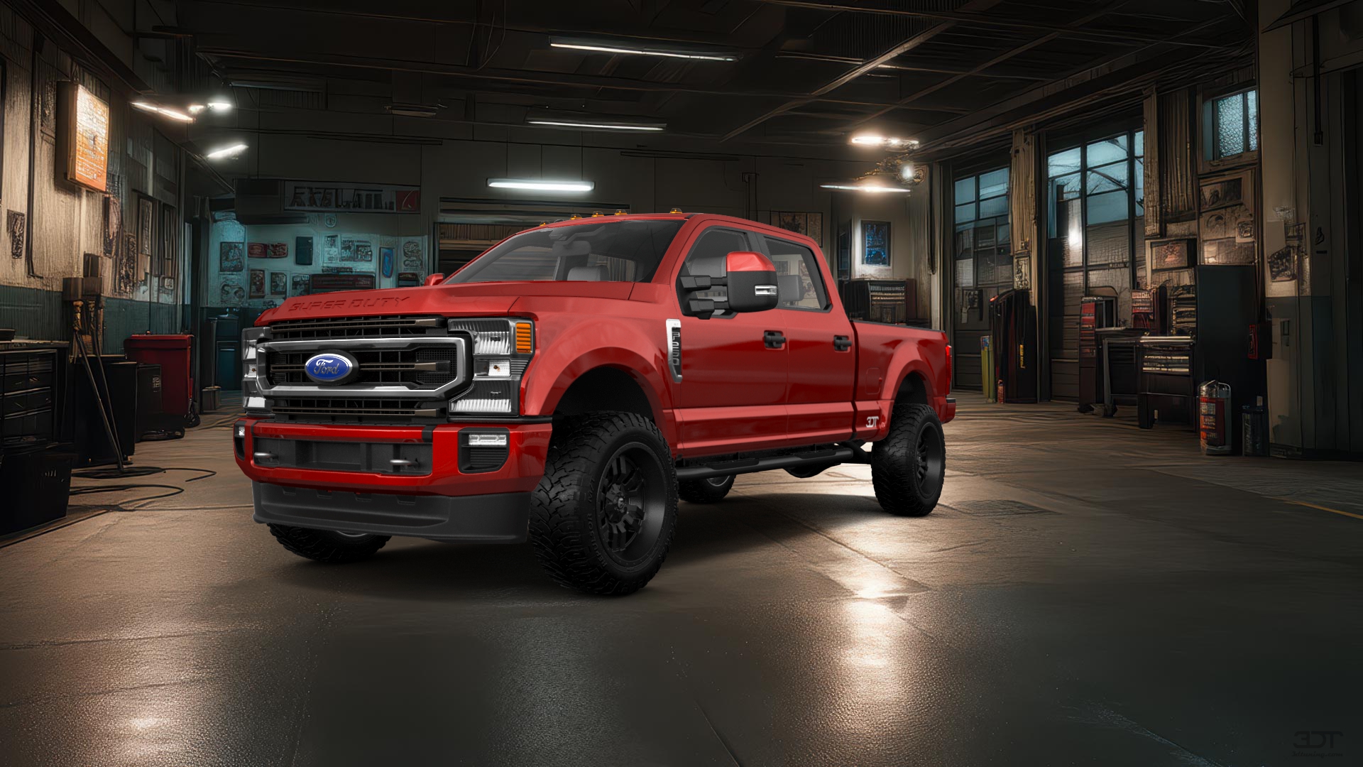 Ford F-250 4 Door pickup truck 2021 tuning