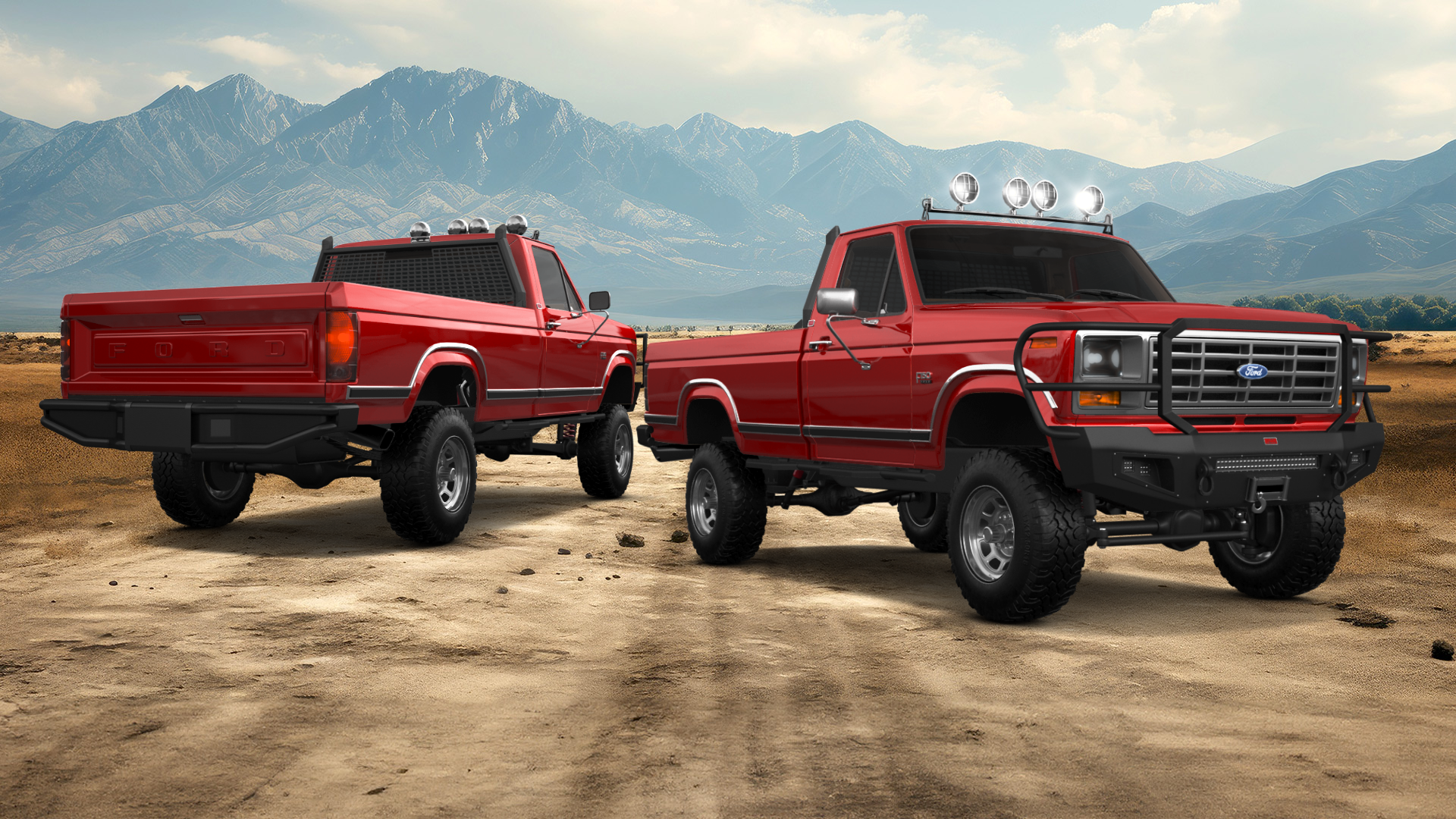 Ford F-150 2 Door pickup truck 1986 tuning