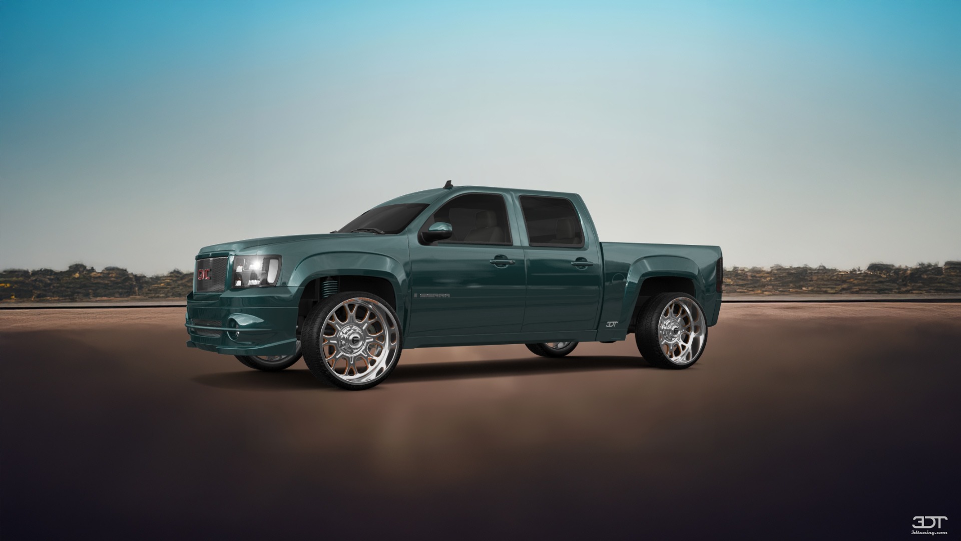 GMC Sierra 1500 Crew Cab 5.8 ft box 4 Door pickup truck 2007 tuning