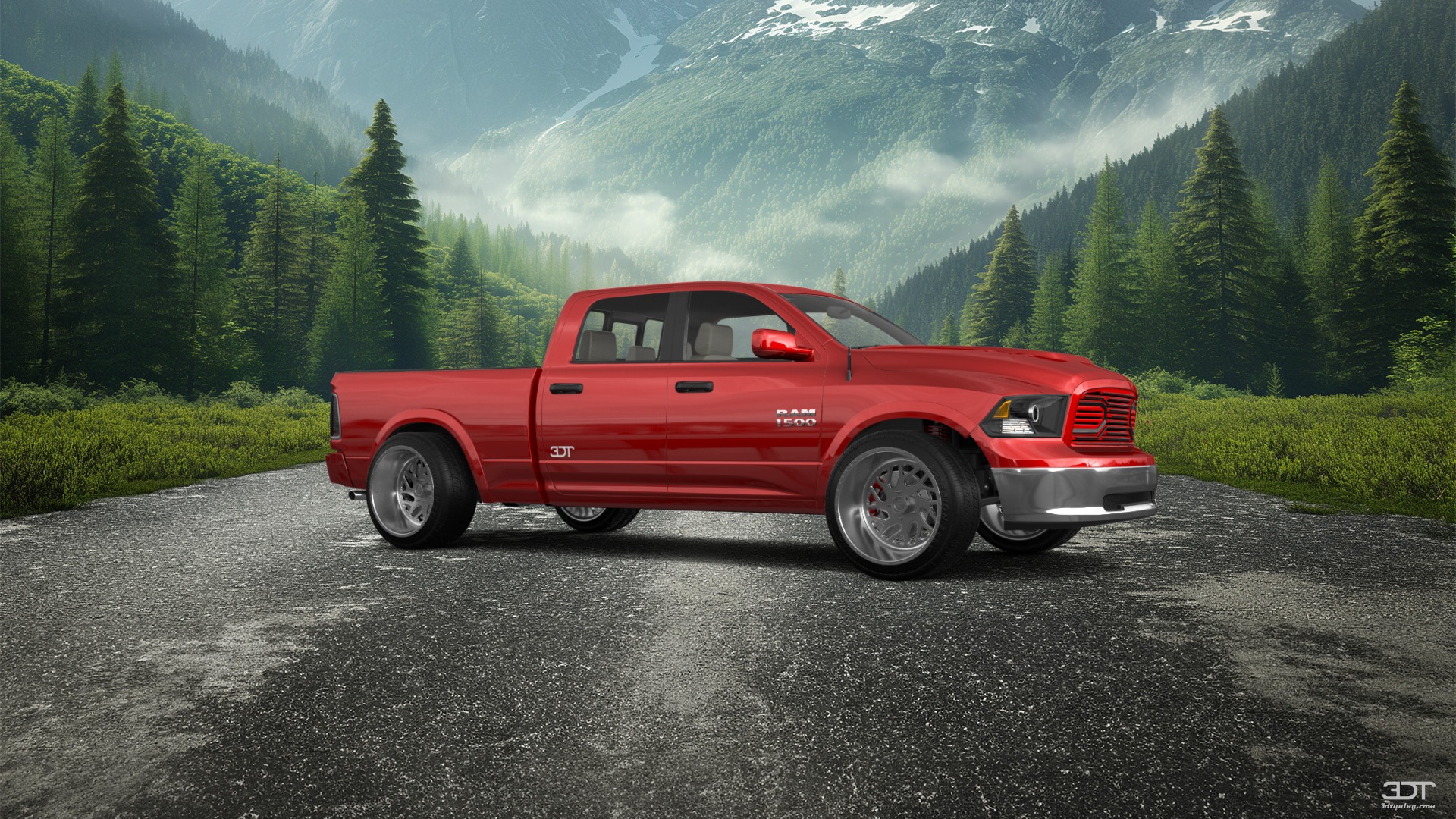 Dodge Ram 1500 Crew Cab 6.4 ft box 4 Door pickup truck 2009