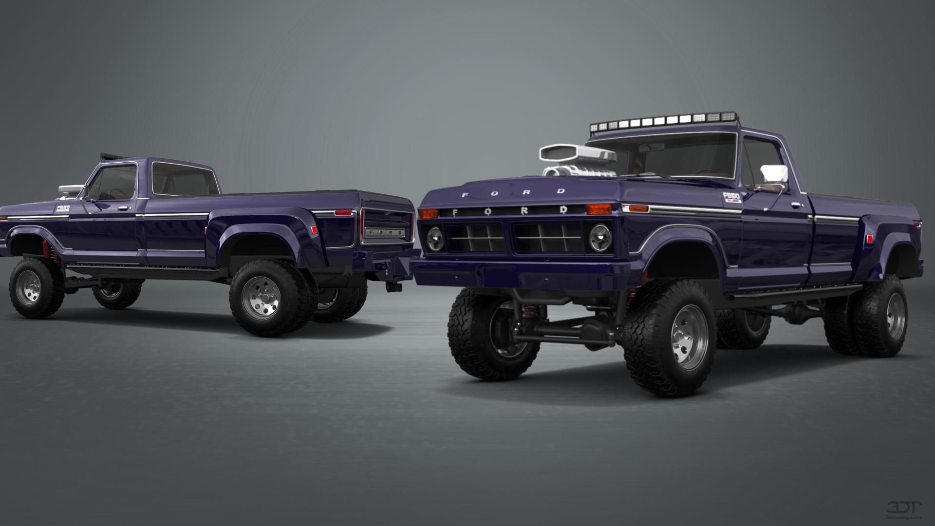 Ford F-350 Dually 2 Door pickup truck 1974 tuning