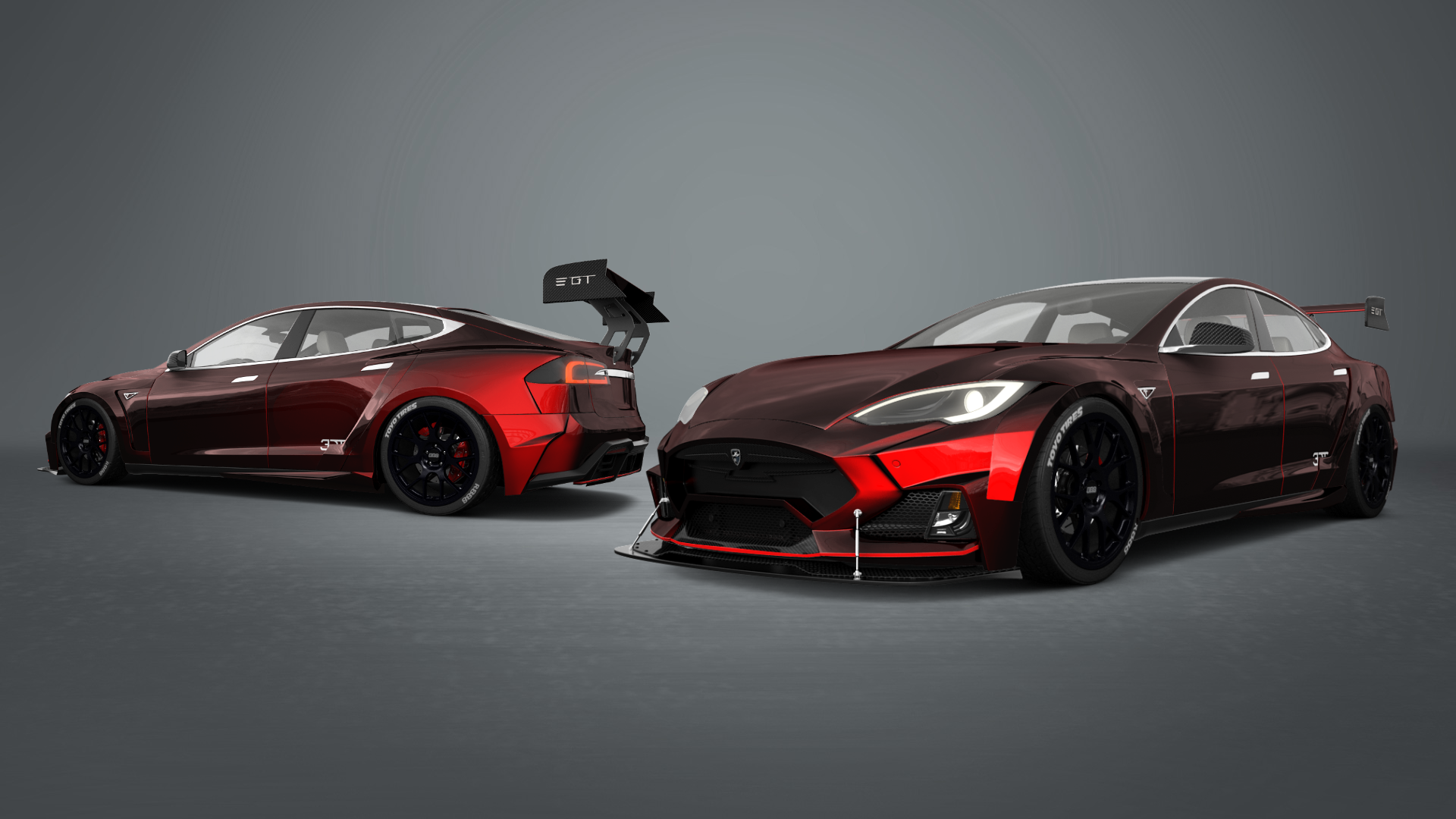 Tesla Model S 5 Door Liftback 2013 tuning