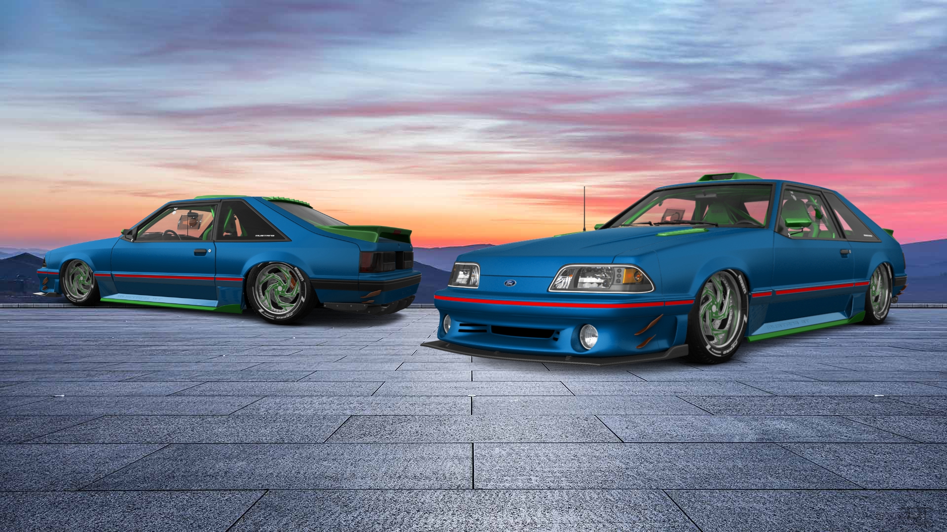 Ford Mustang 3 Door Hatchback 1988