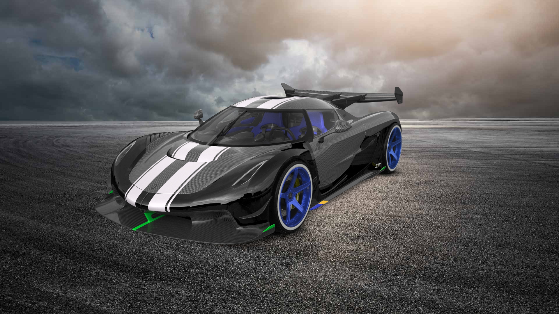 Koenigsegg Jesko 2 door targa top 2020
