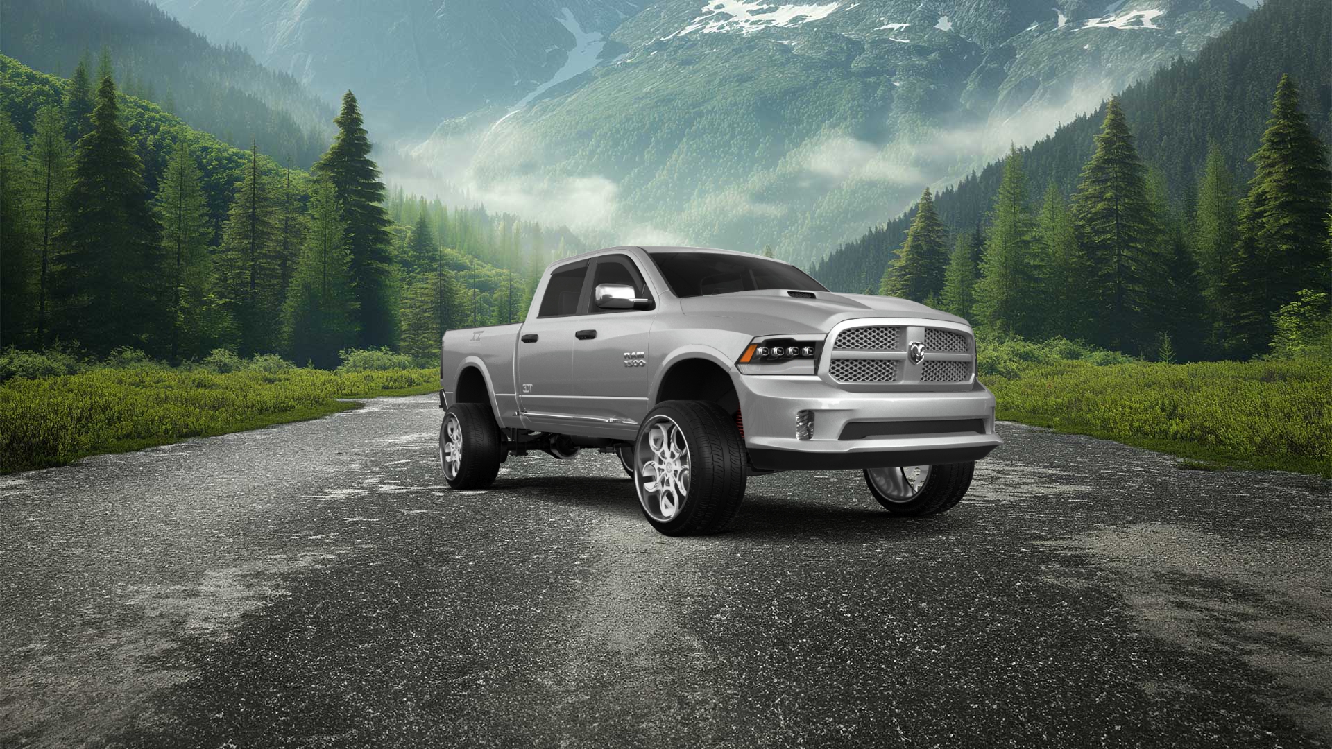 Dodge Ram 1500 6.4 ft box 4 Door pickup truck 2013 tuning