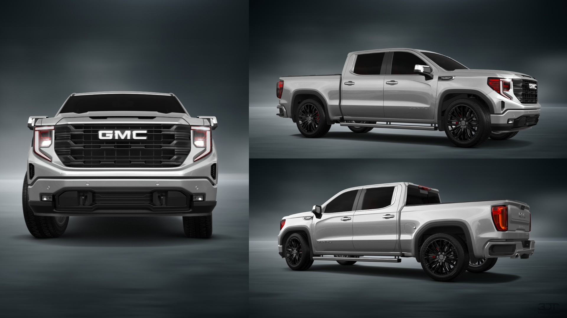 GMC Sierra 1500 Crew Cab 5.8 ft box 4 Door pickup truck 2023 tuning