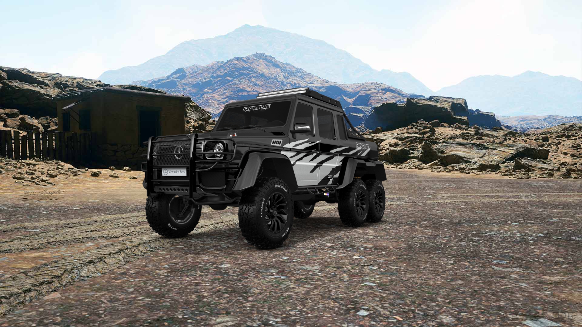 Mercedes G 63 AMG 6x6 4 Door pickup truck 2013 tuning