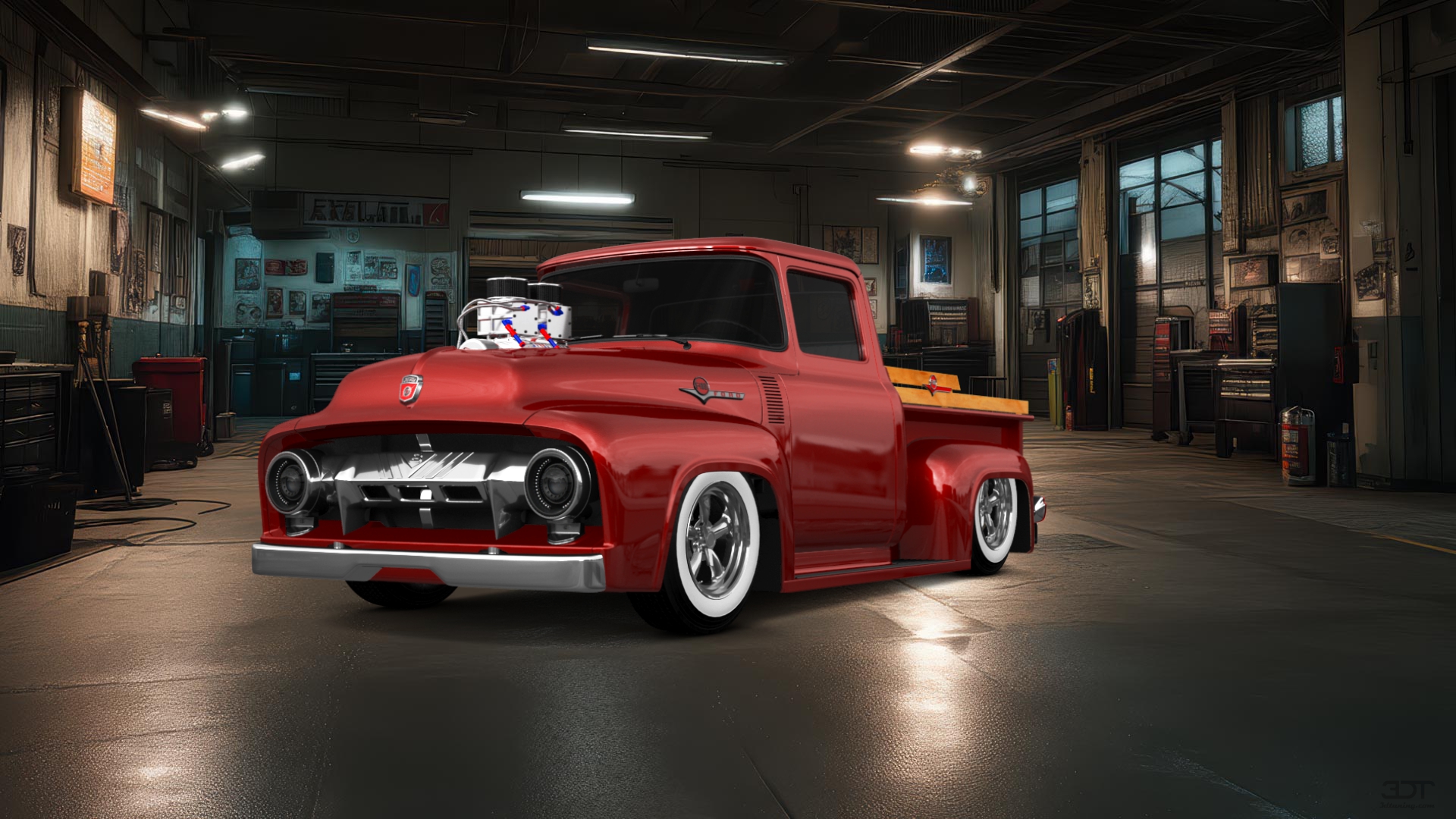 Ford F-100 2 Door truck 1956 tuning