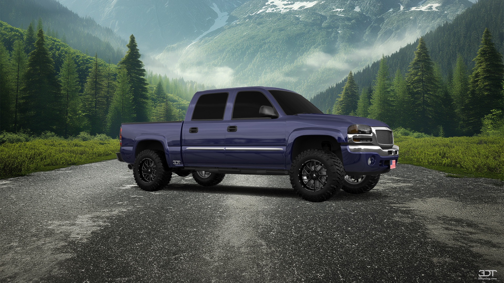 GMC Sierra 1500 Crew Cab Pickup Truck 2000
