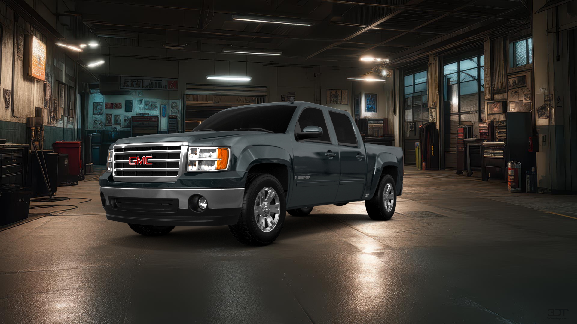 GMC Sierra 1500 Crew Cab 5.8 ft box 4 Door pickup truck 2007 tuning