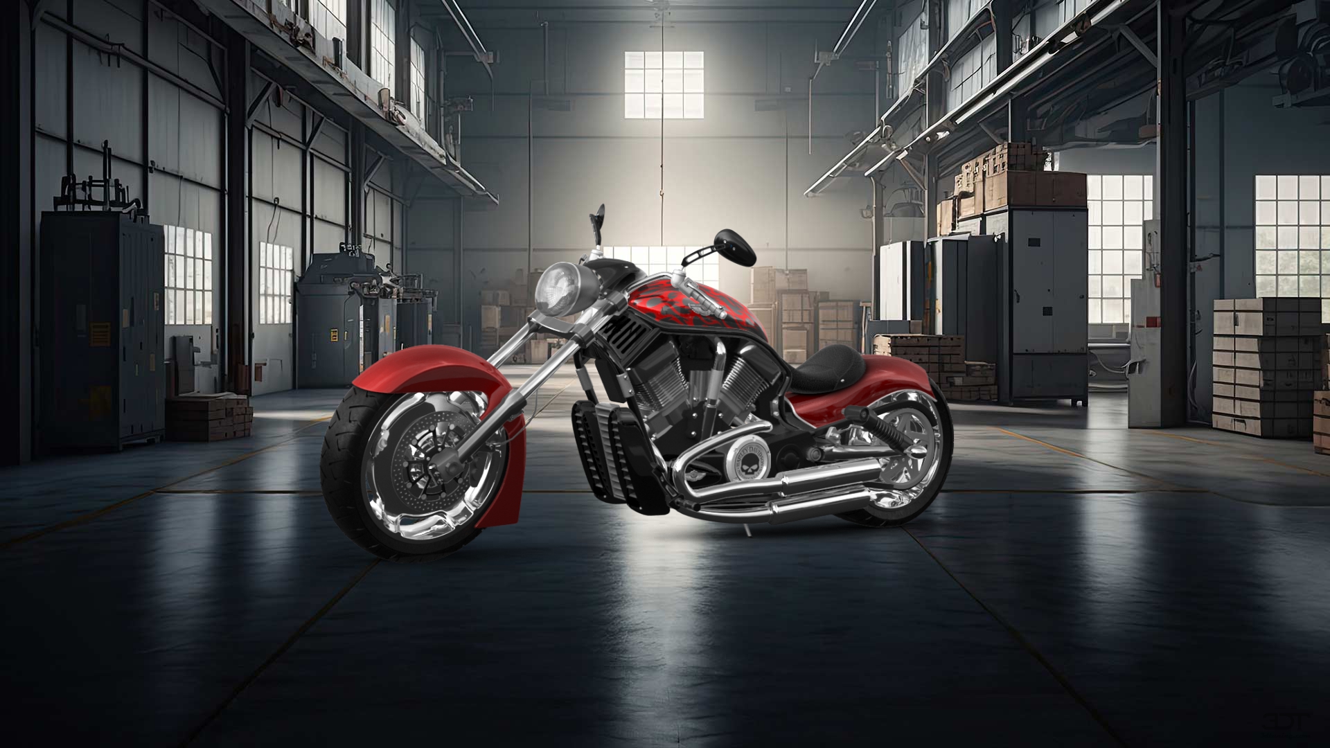 Harley-Davidson Custom Chopper Cruiser 2011