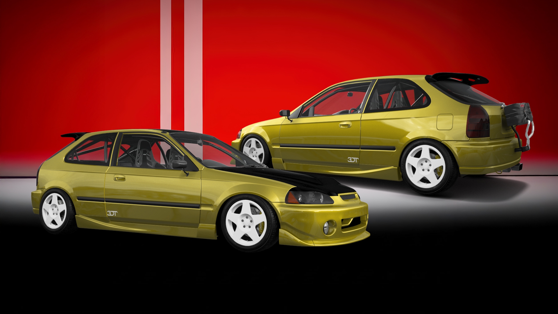 Honda Civic 3 Door Hatchback 1997 tuning