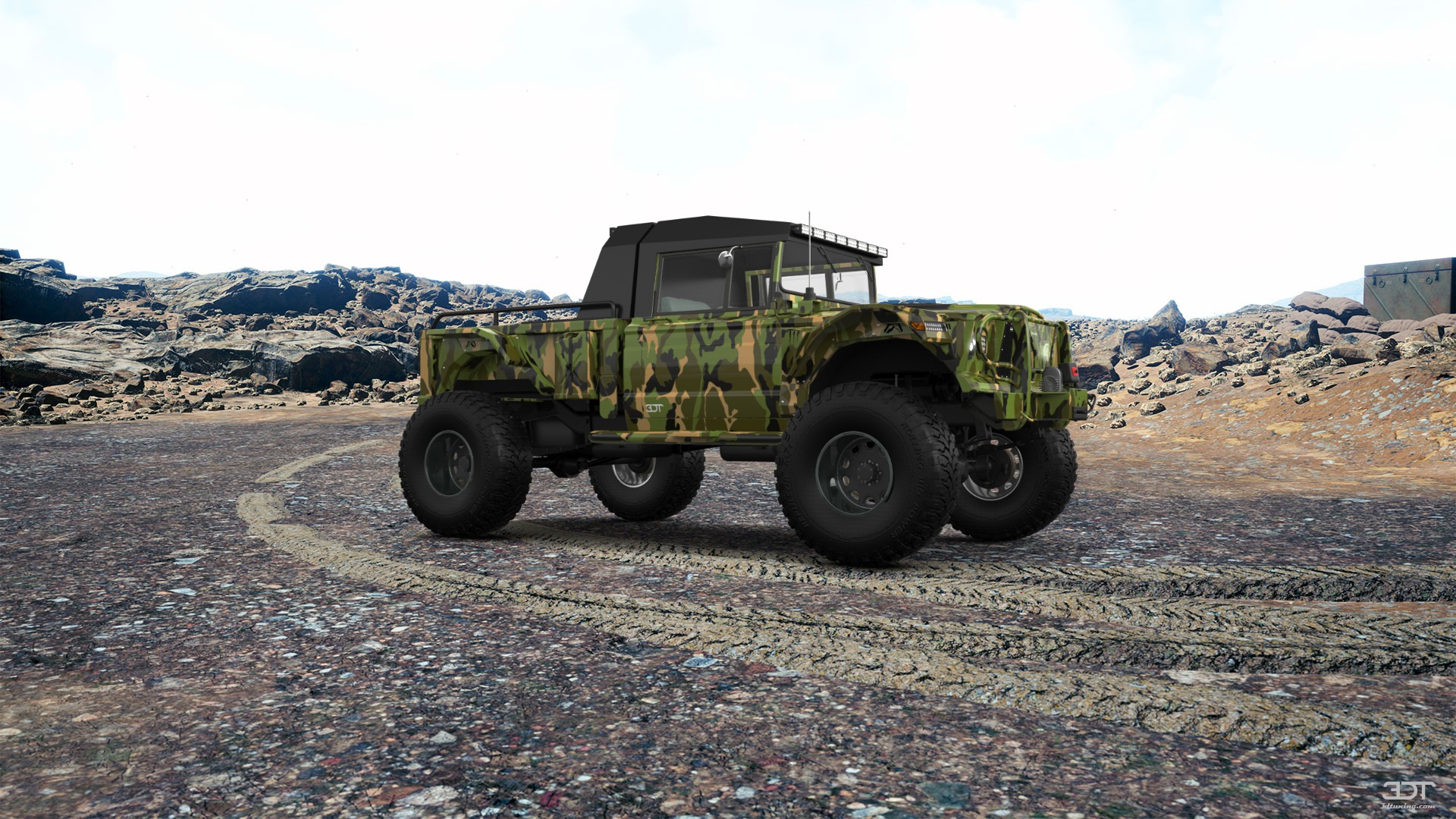Jeep Kaiser M715 2 Door pickup truck 1968 tuning