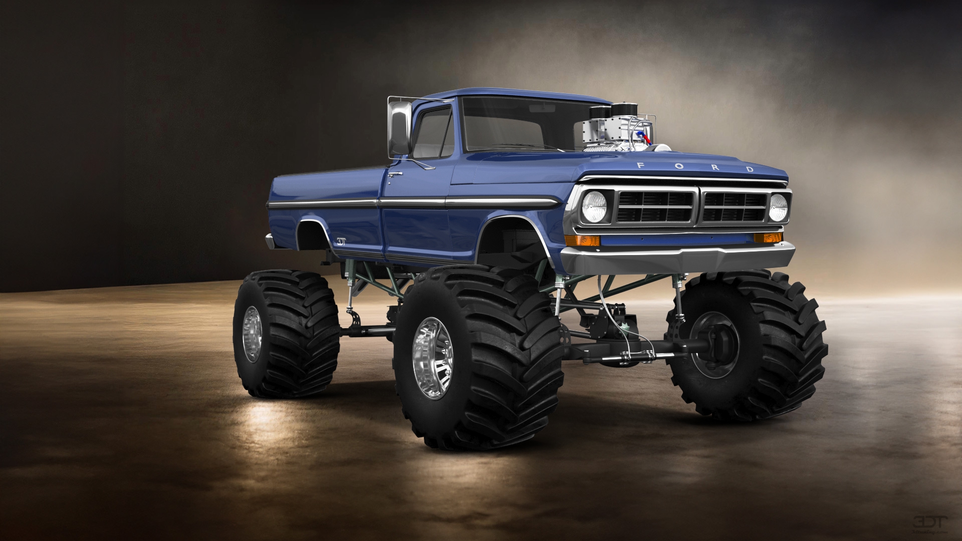 Ford F-250 2 Door pickup truck 1971 tuning